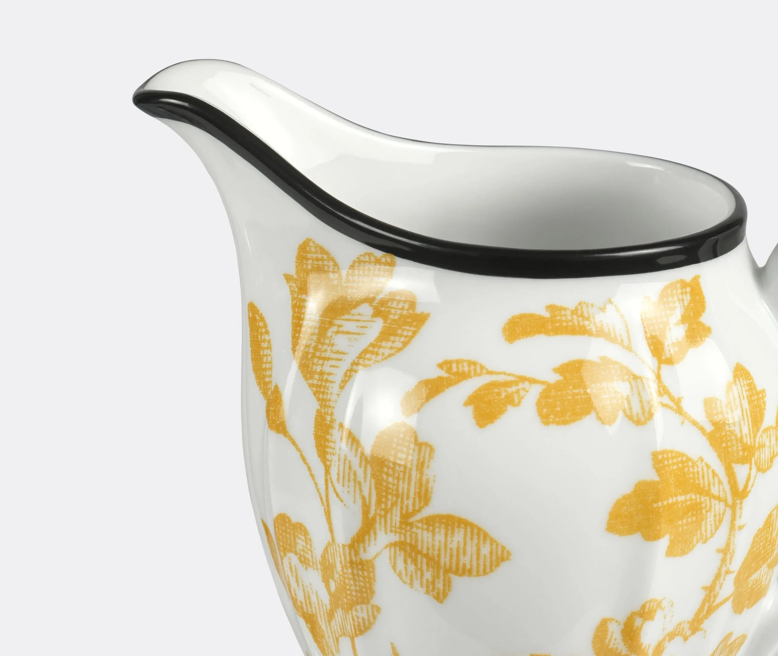 Herbarium Milk Jug - Yellow, Porcelain