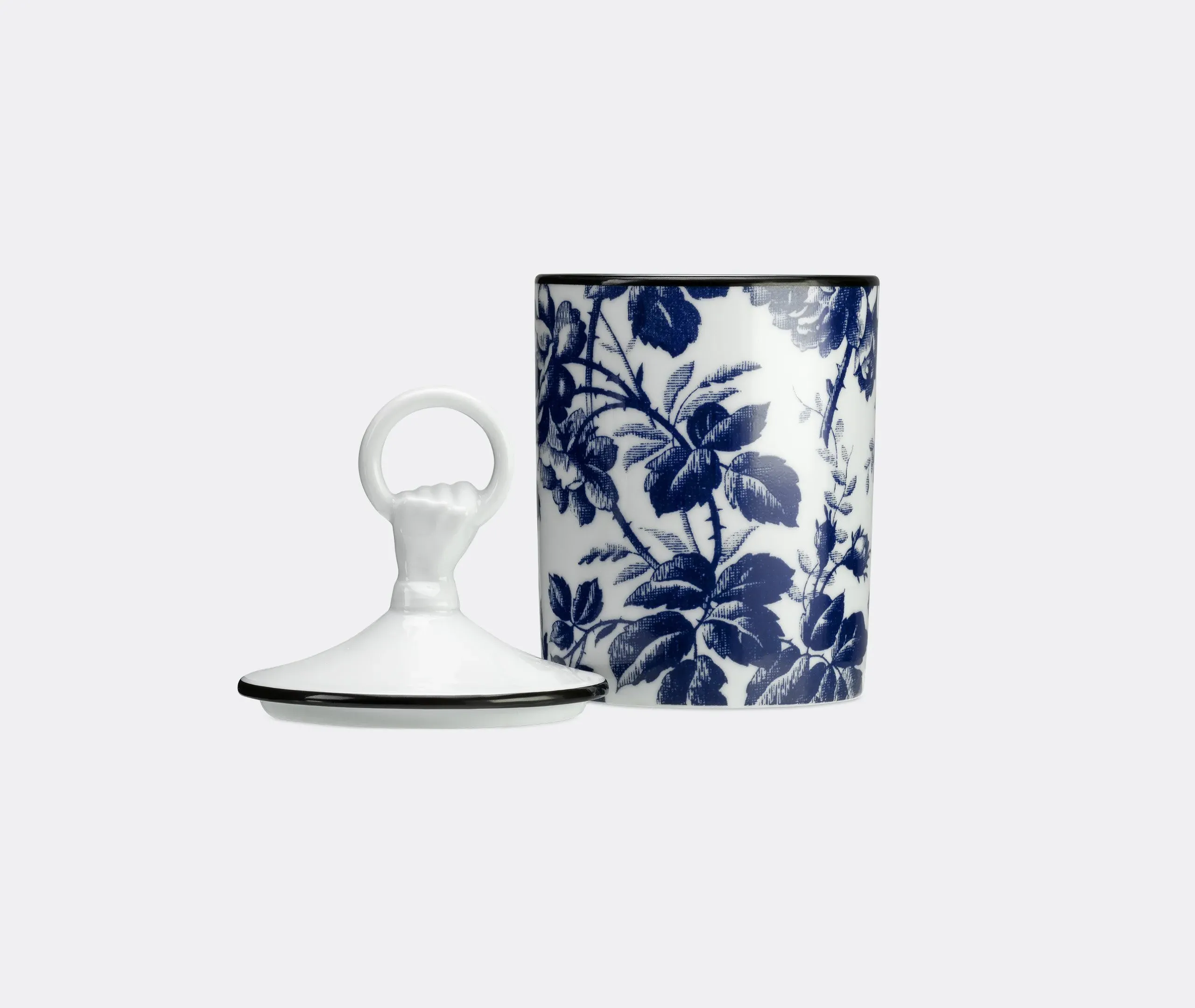 Herbarium Scented Candle - Blue, Porcelain