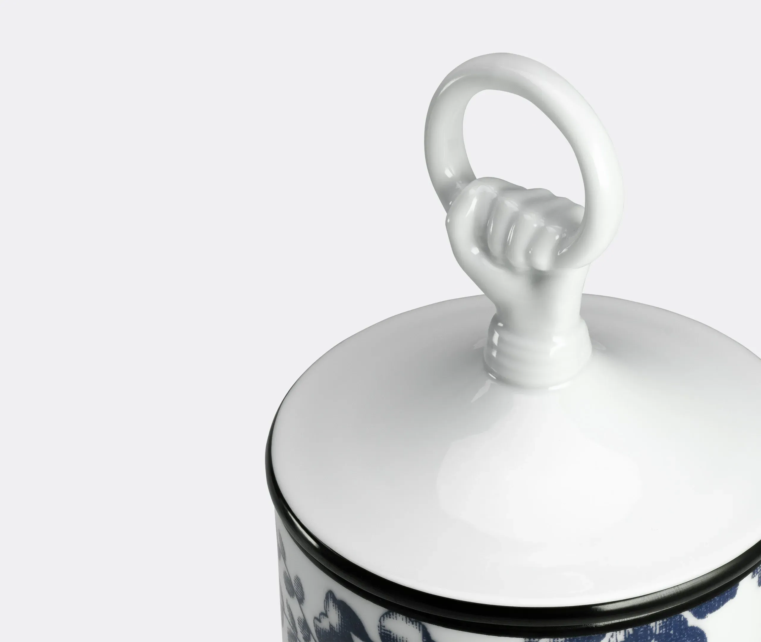 Herbarium Scented Candle - Blue, Porcelain