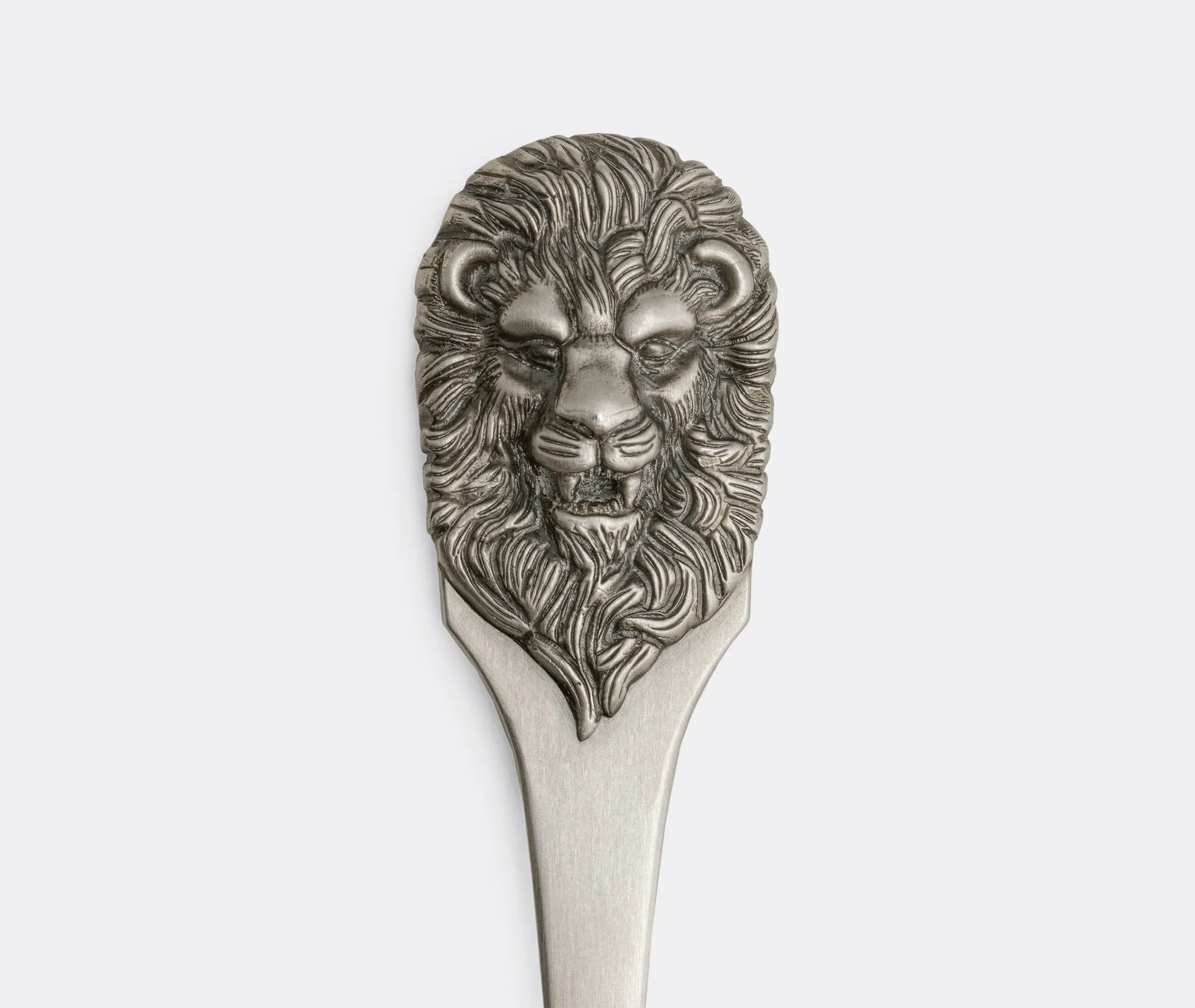 'Lion' Fork Set of Two - Silver, Alpaca Metal alternate view
