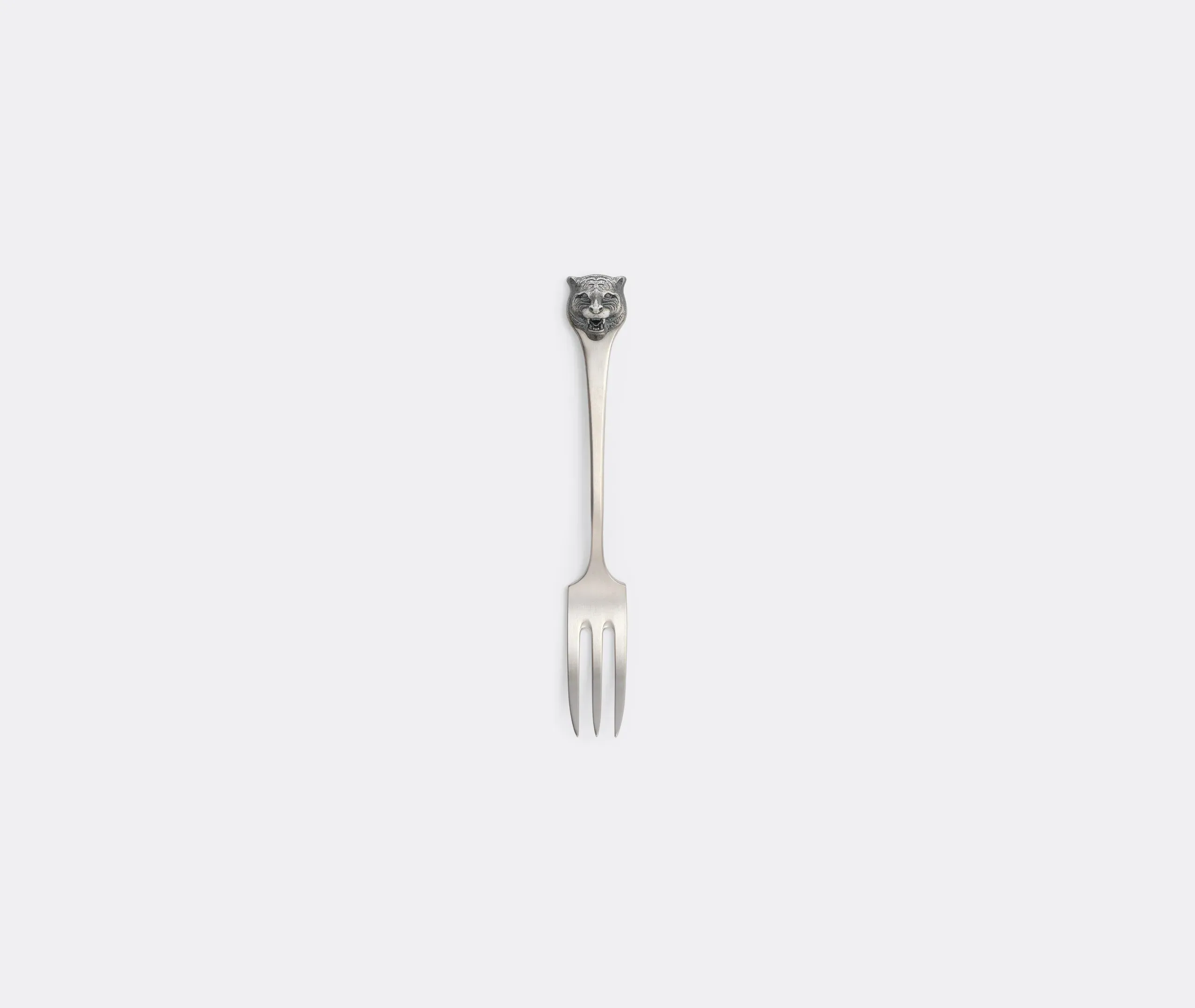 Tiger Dessert Fork Set of Two - Silver, Alpaca Metal product