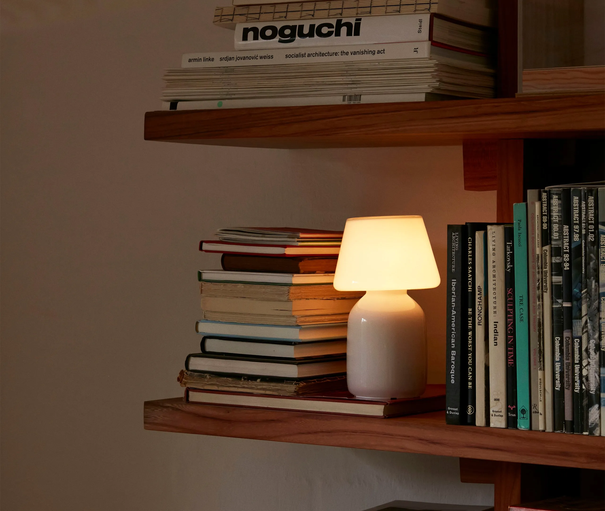 Apollo Portable Lamp - White, Opal Glass