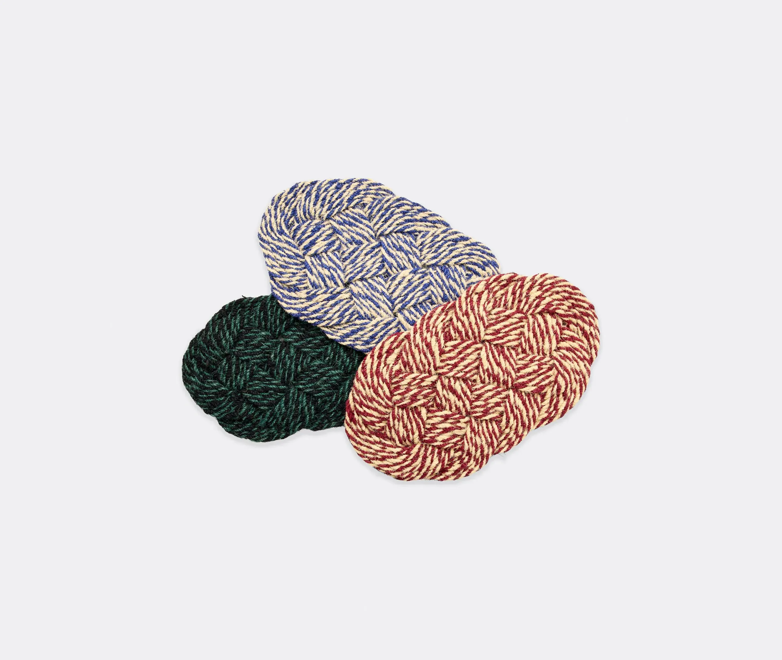Braided Doormat - Bordeaux, Coir