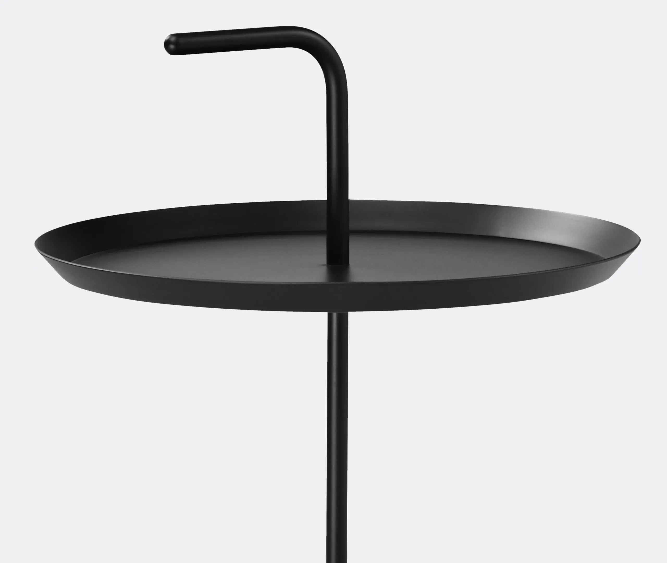 DLM Three-Legged Coffee Table - Black, Steel alternate view