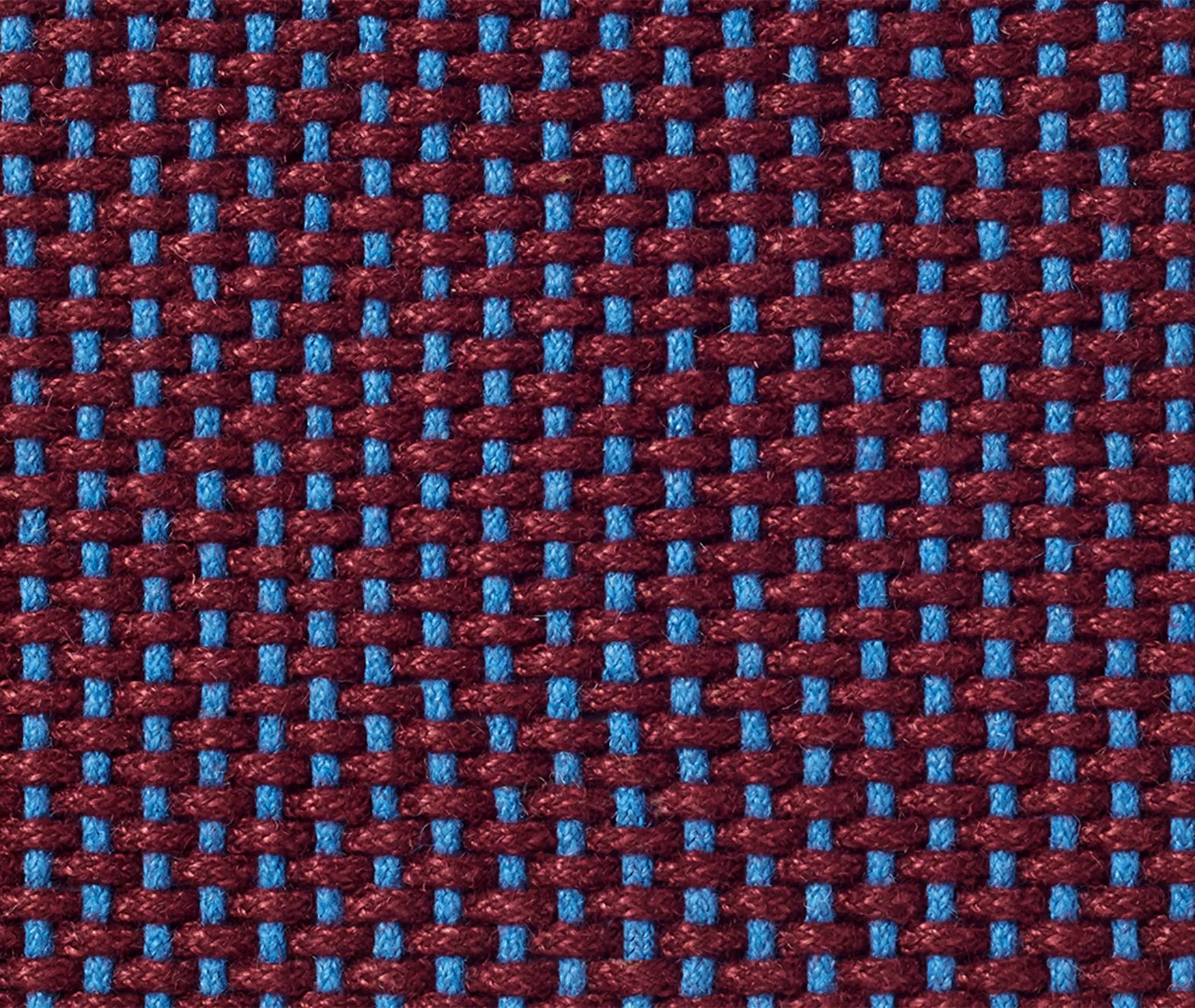 Door Mat Two-Tone Woven - Burgundy, Jute