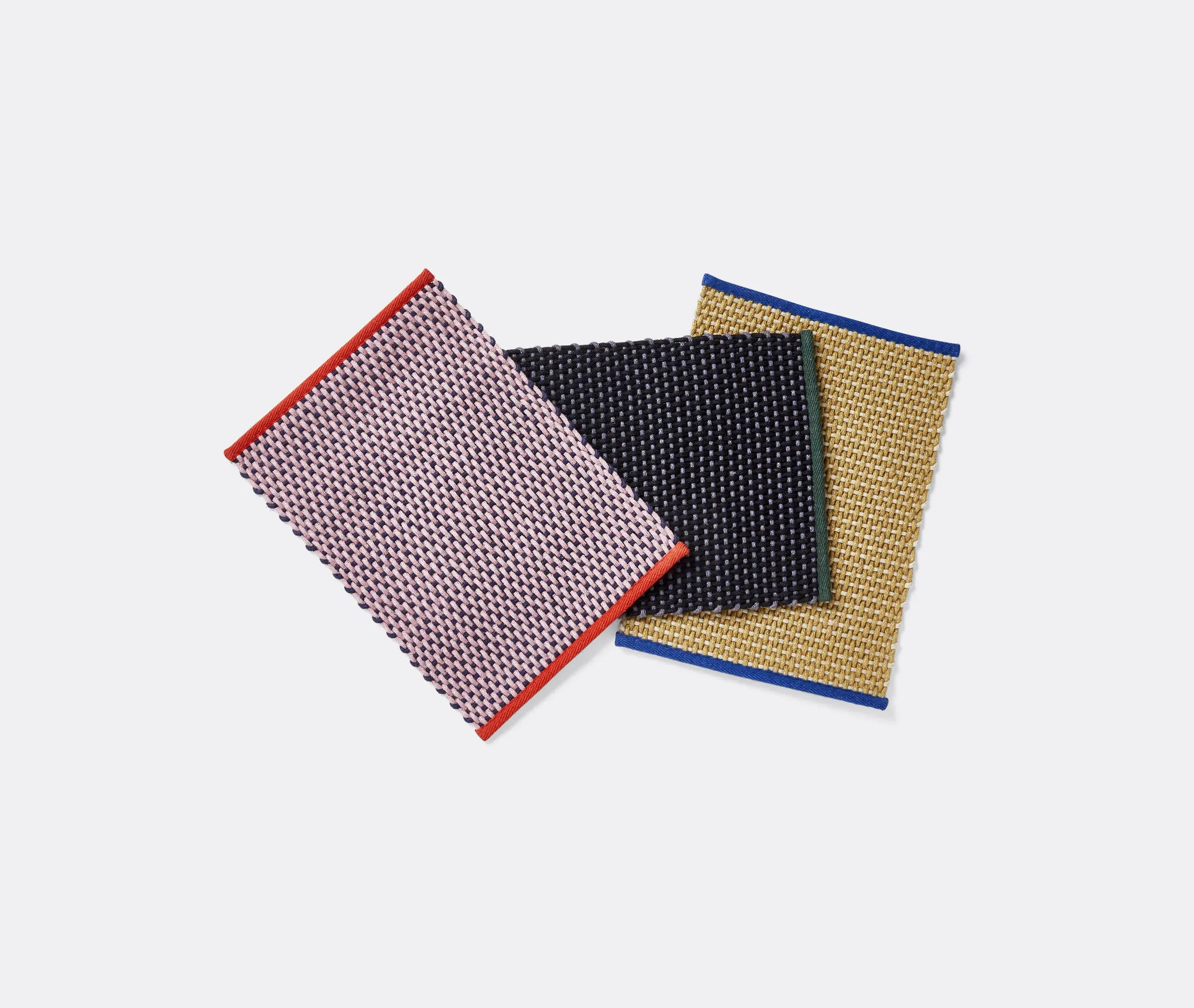 Door Mat Two-Tone Woven - Green, Jute