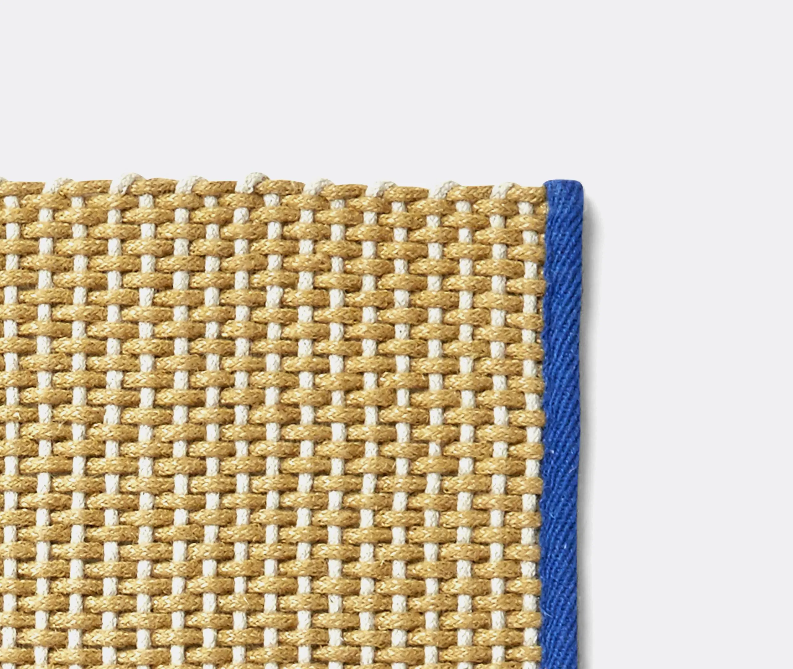 Door Mat Two-Tone Woven - Yellow, Jute