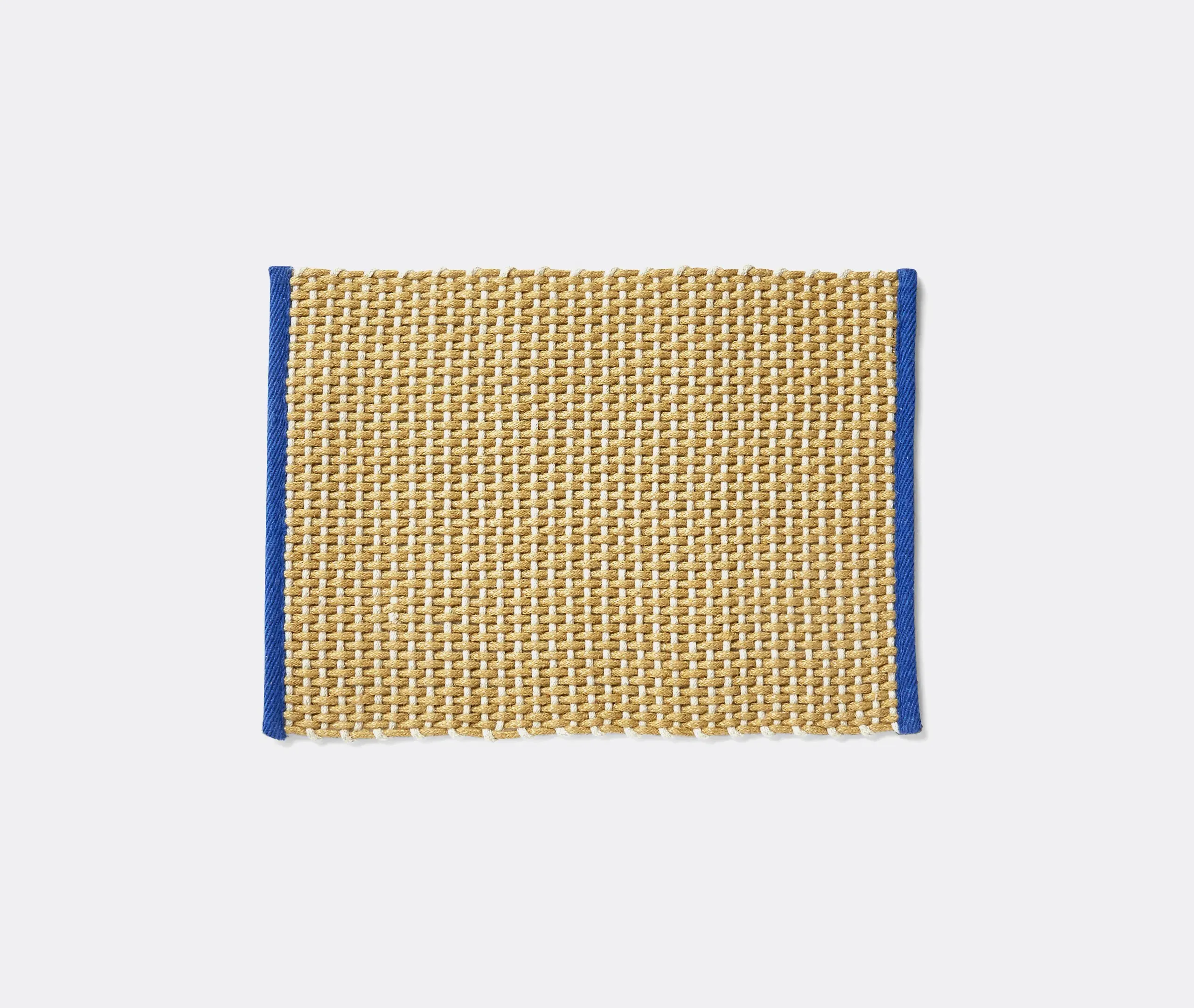 Door Mat Two-Tone Woven - Yellow, Jute