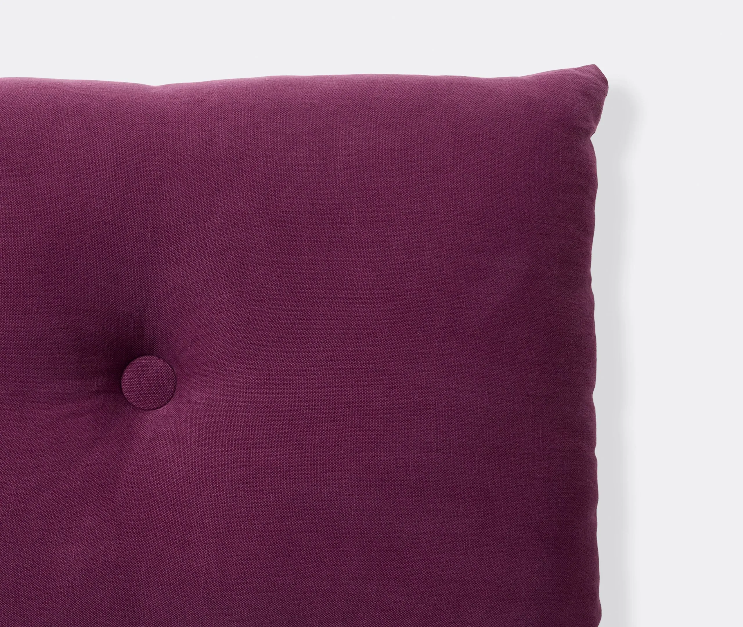 Dot Cushion with Button Detail - Burgundy