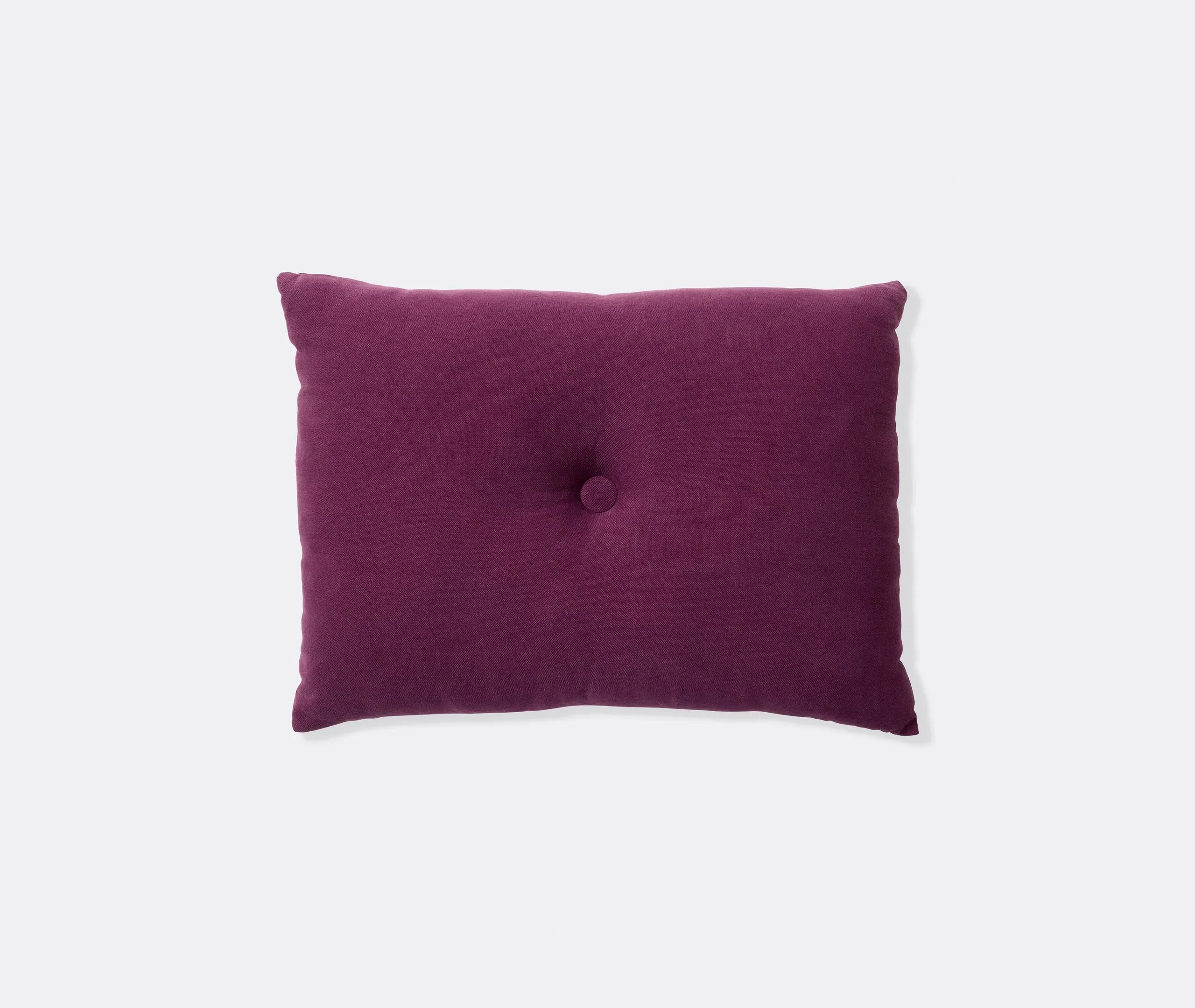 Dot Cushion with Button Detail - Burgundy image