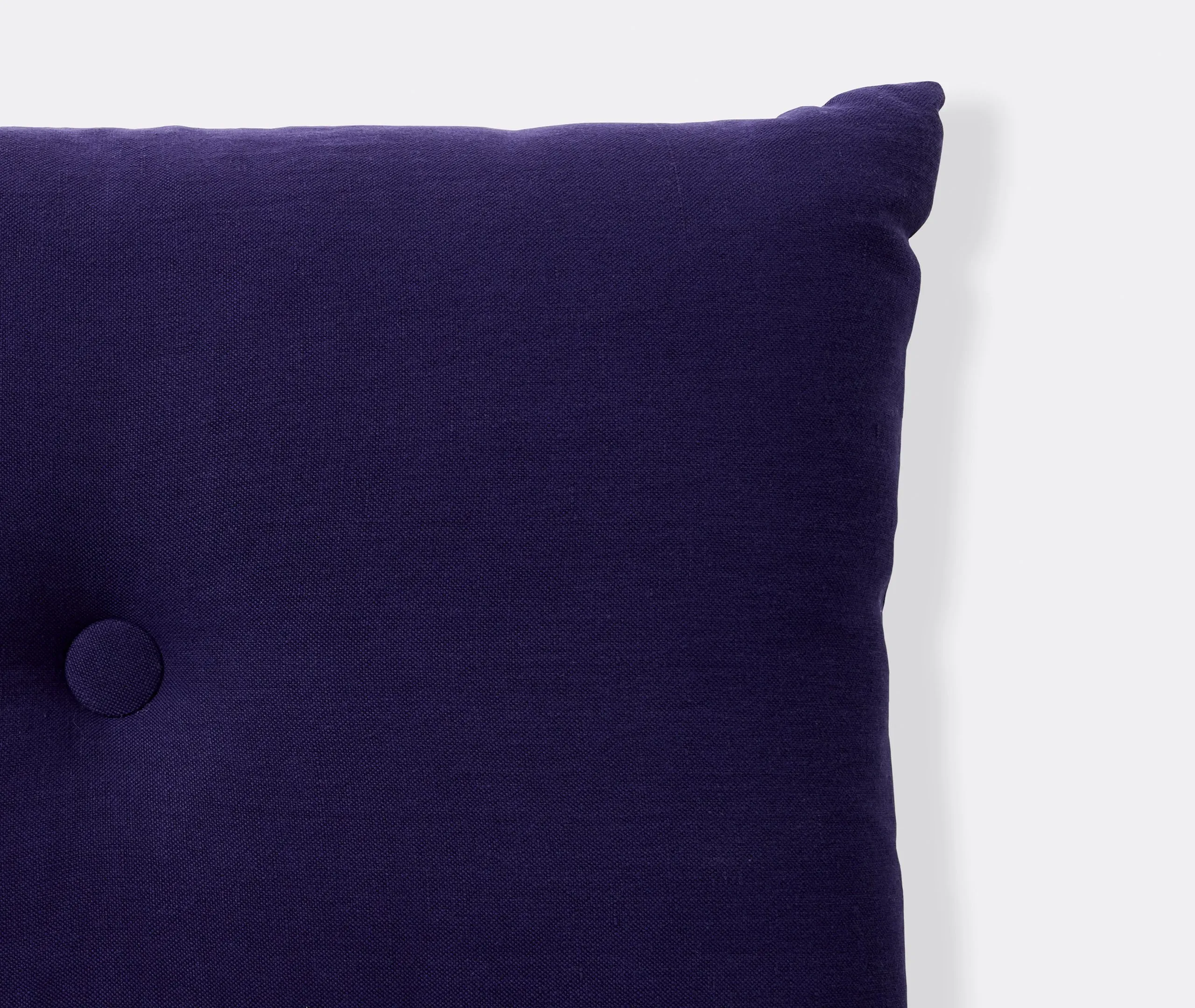 Dot Cushion with Button Detail - Dark Blue