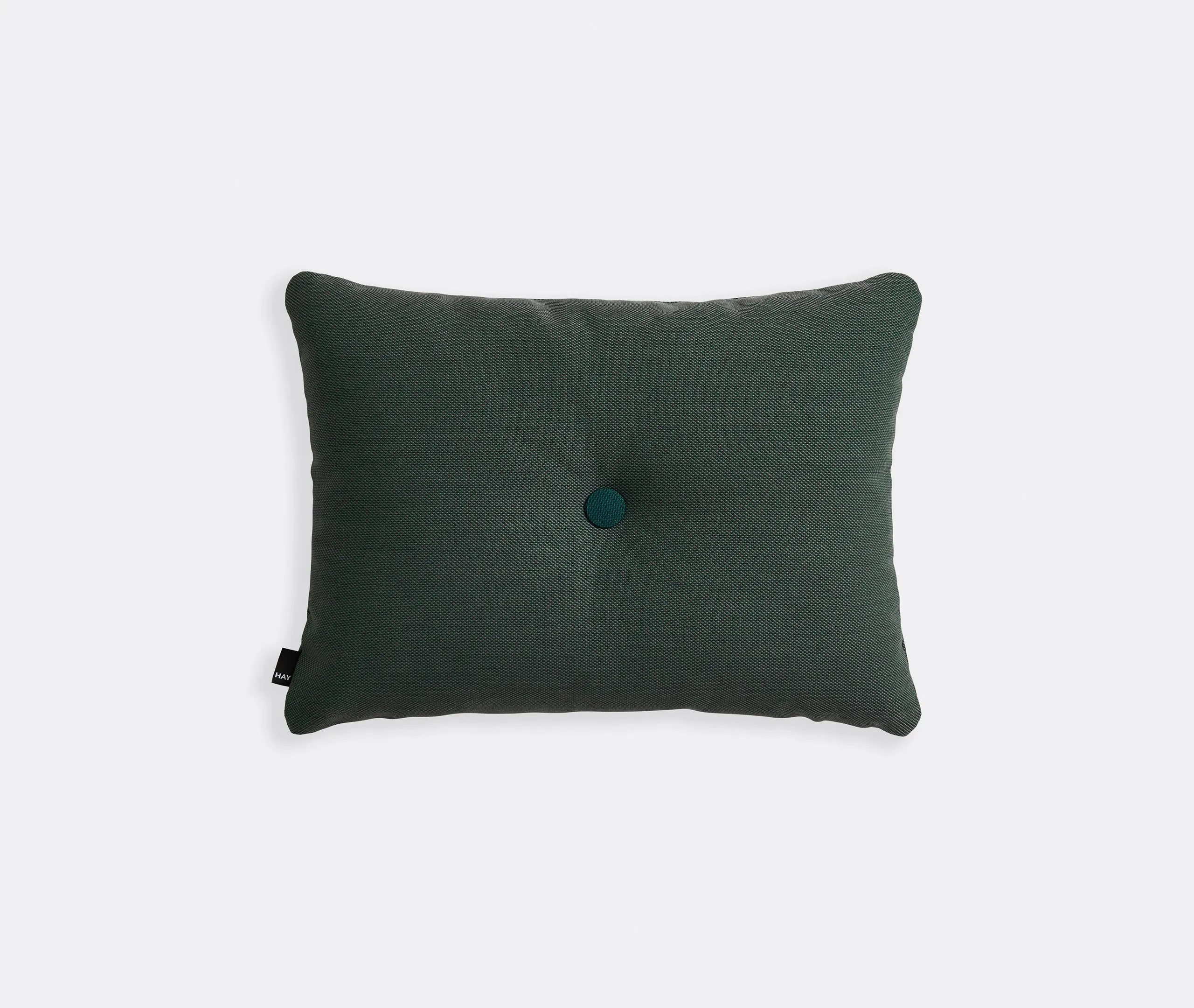 Dot Cushion with Button Detail - Green