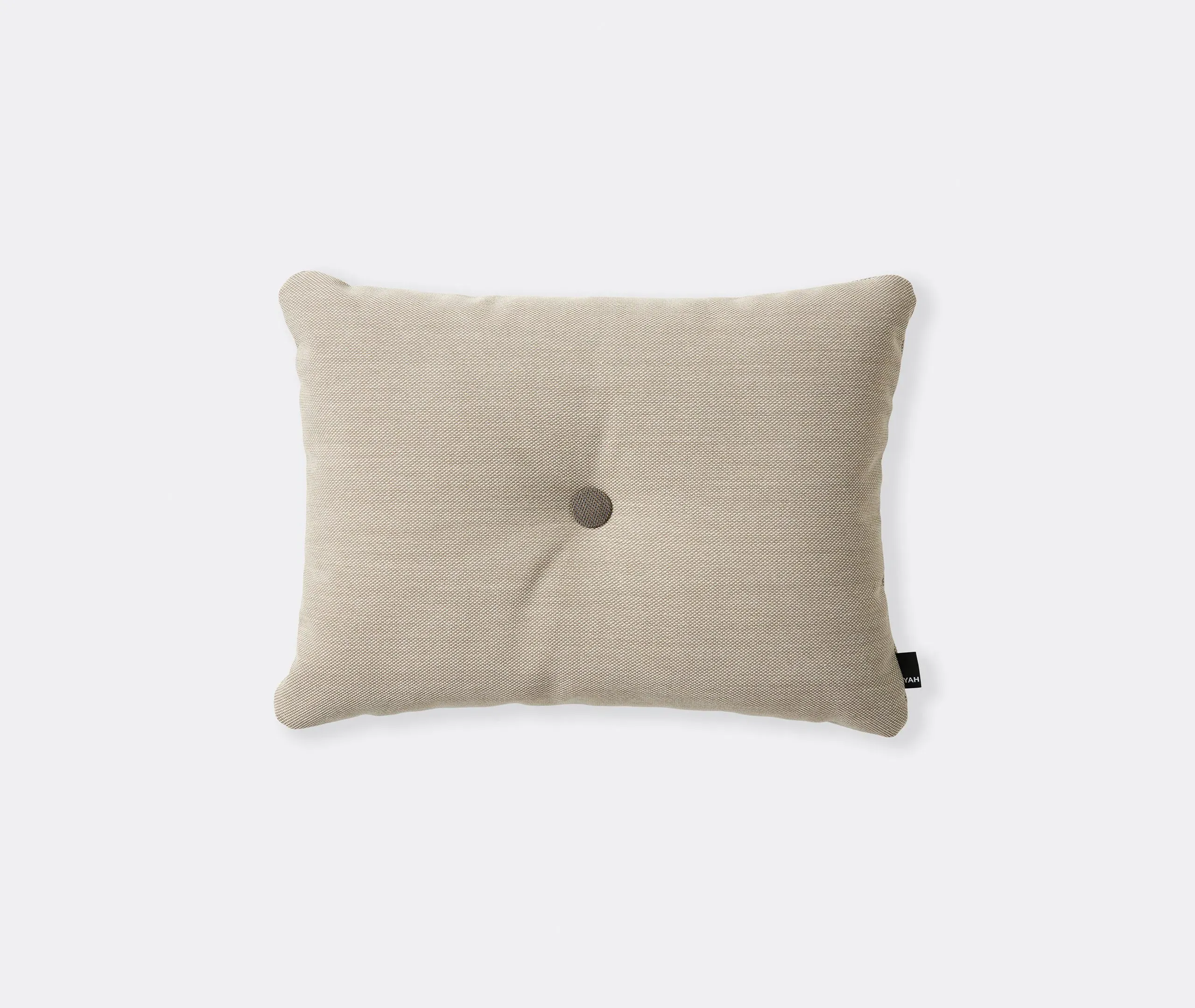 Dot Cushion with Button Detail - Sand