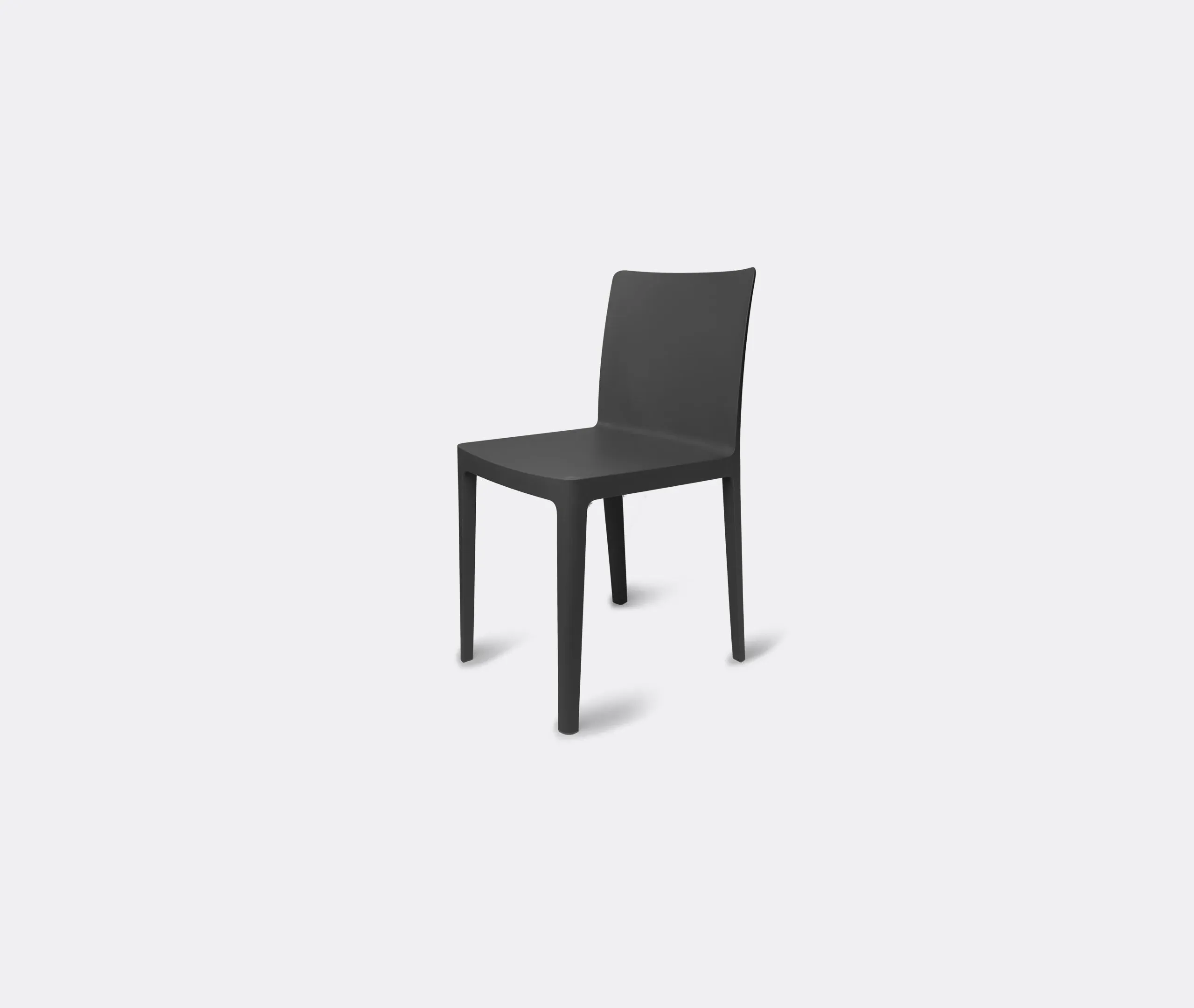 Elementaire Chair Set of Two - Anthracite, Polypropylene