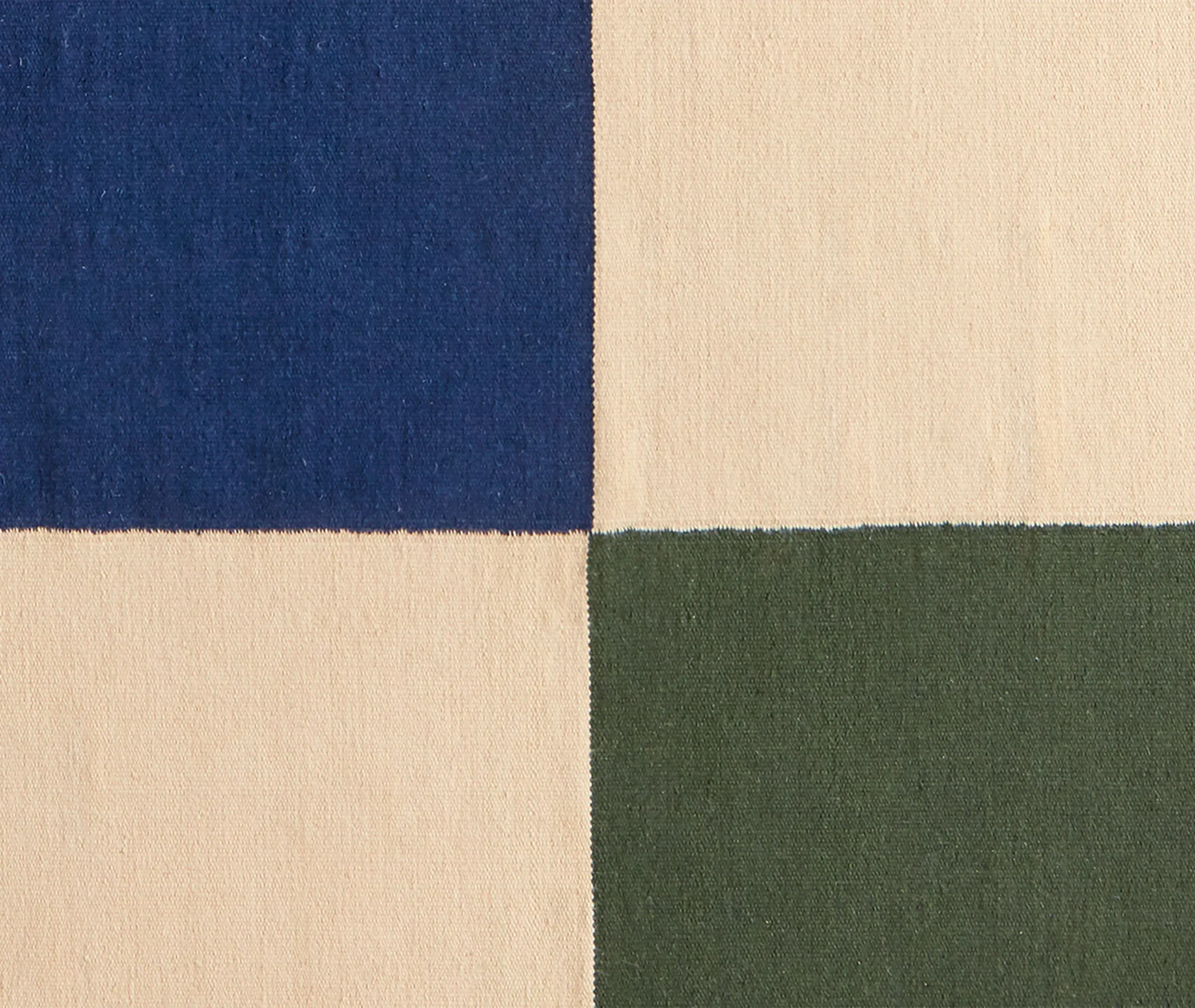 Flat Works Rug - Multicolor, Wool Cotton Blend alternate view