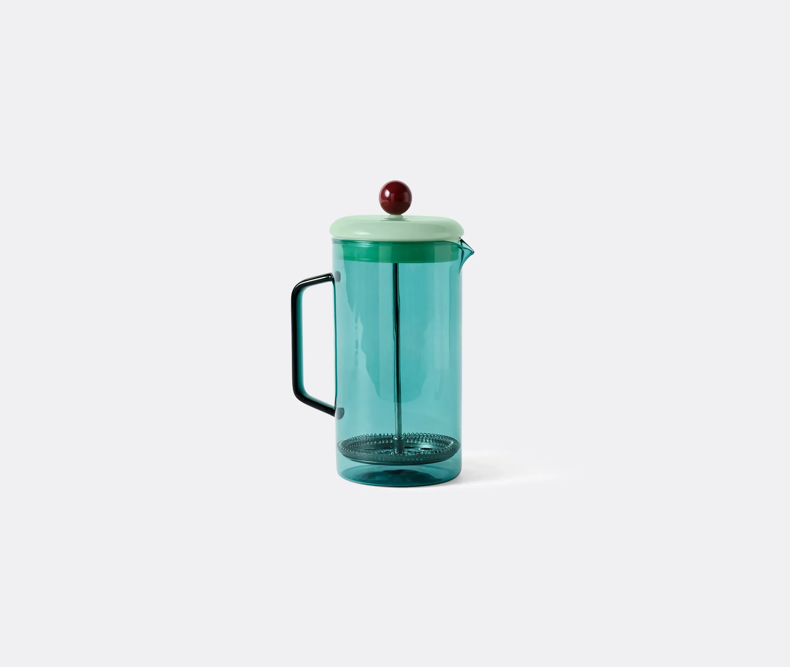 French Press Brewer - Turquoise, Borosilicate Glass product