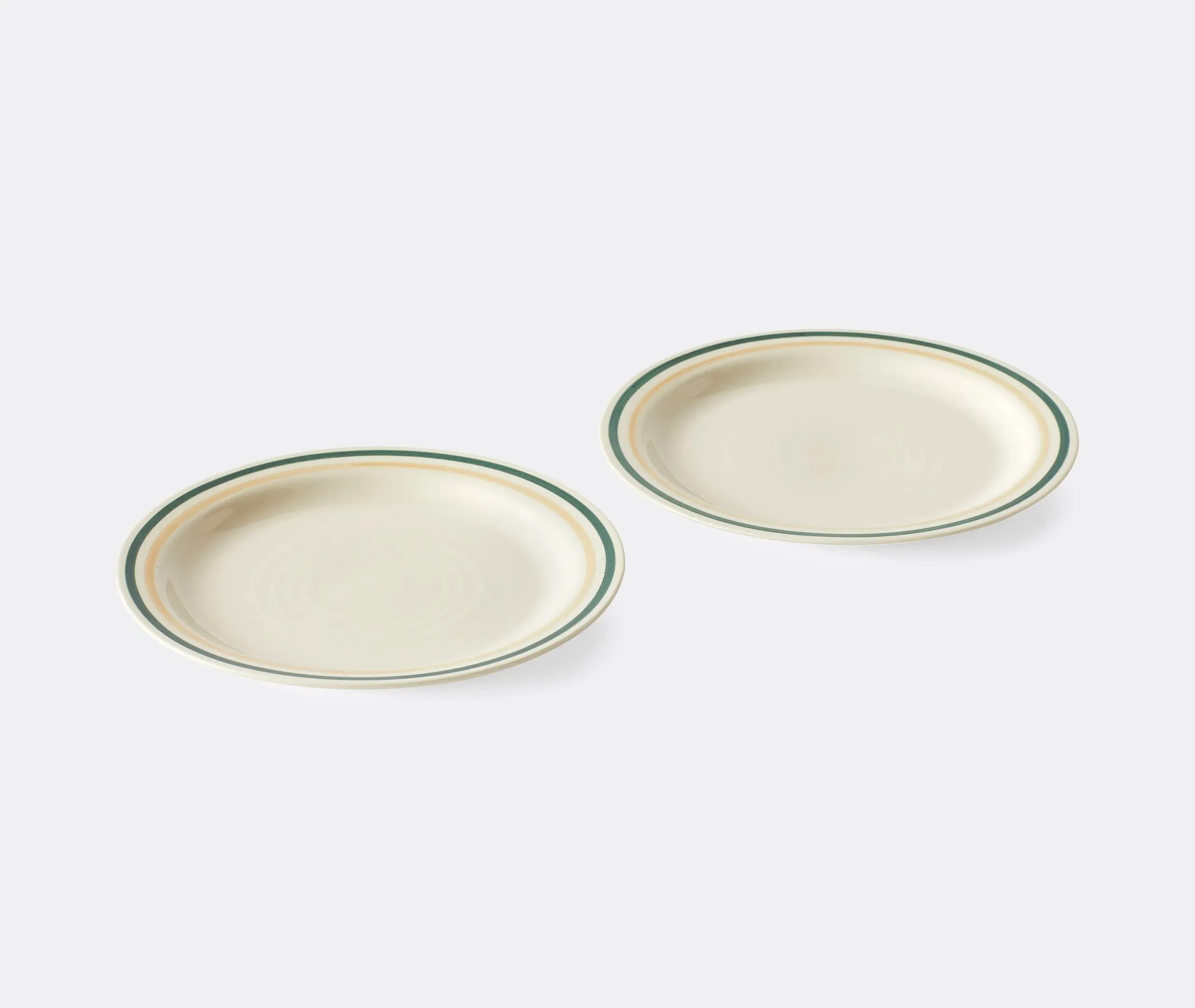 Large Plate Set of Two - Multicolor, Porcelain