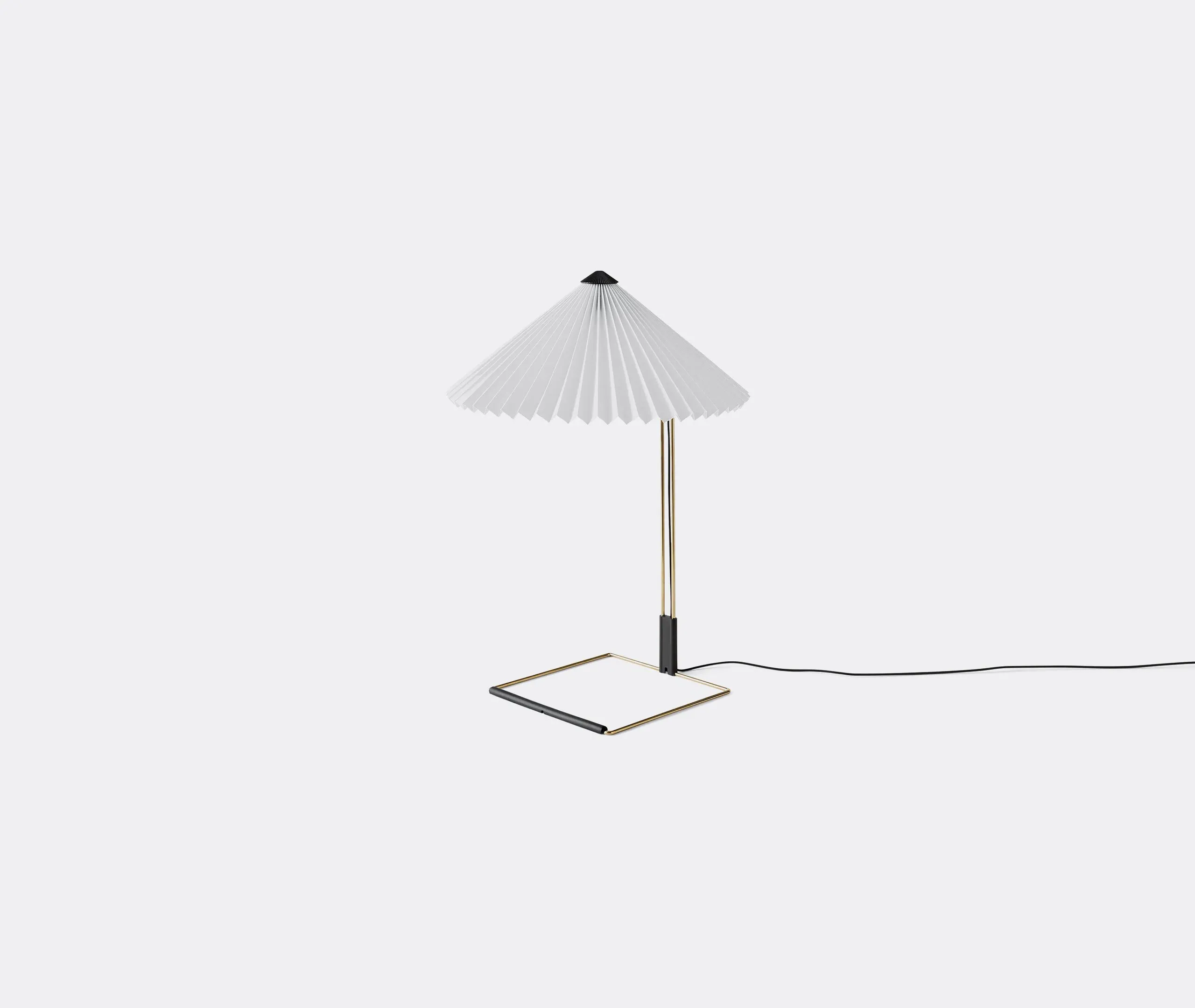 Large Table Lamp with Dimmer - White, Cotton