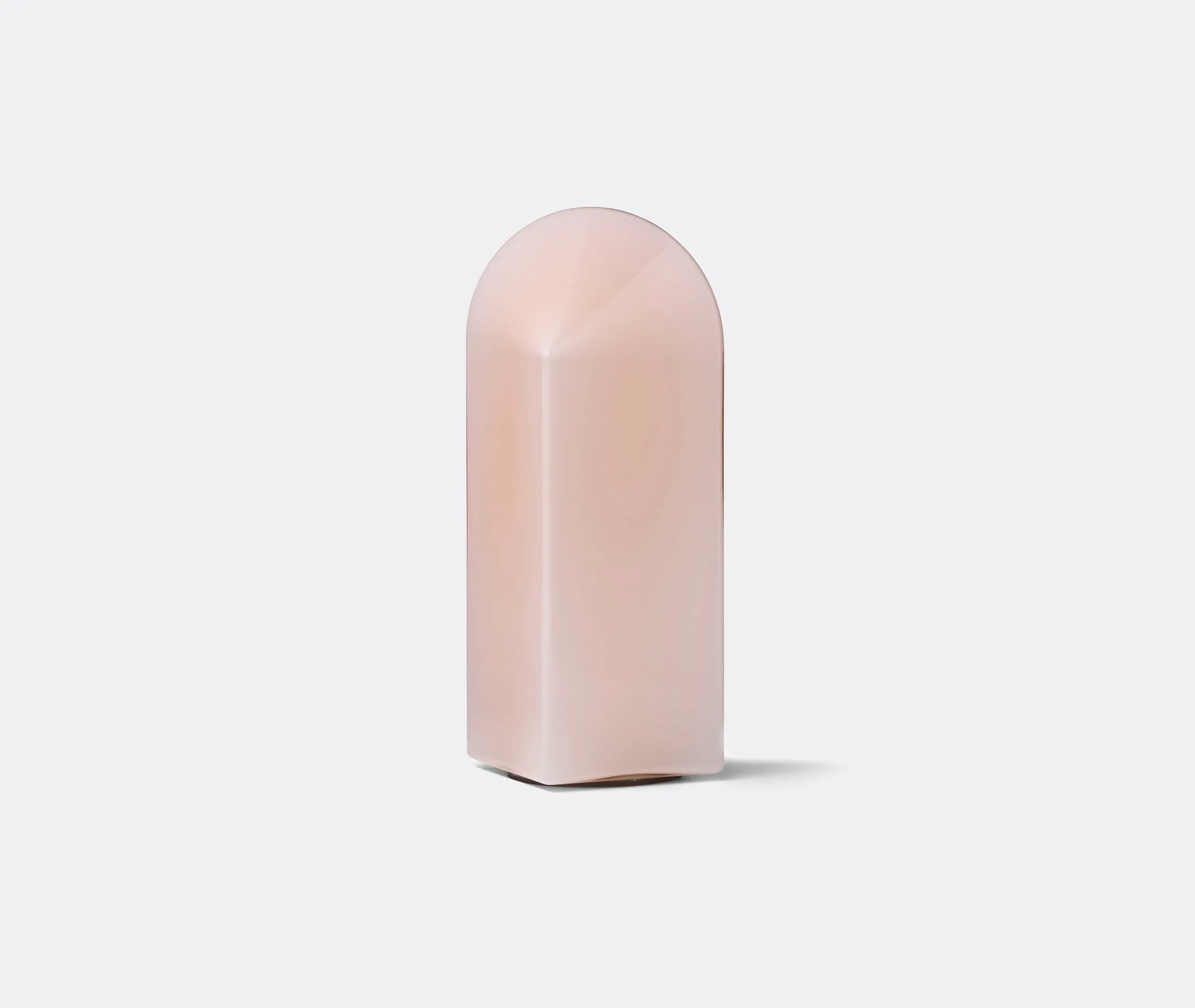Large Table Lamp with EU Plug - Pink, Glass