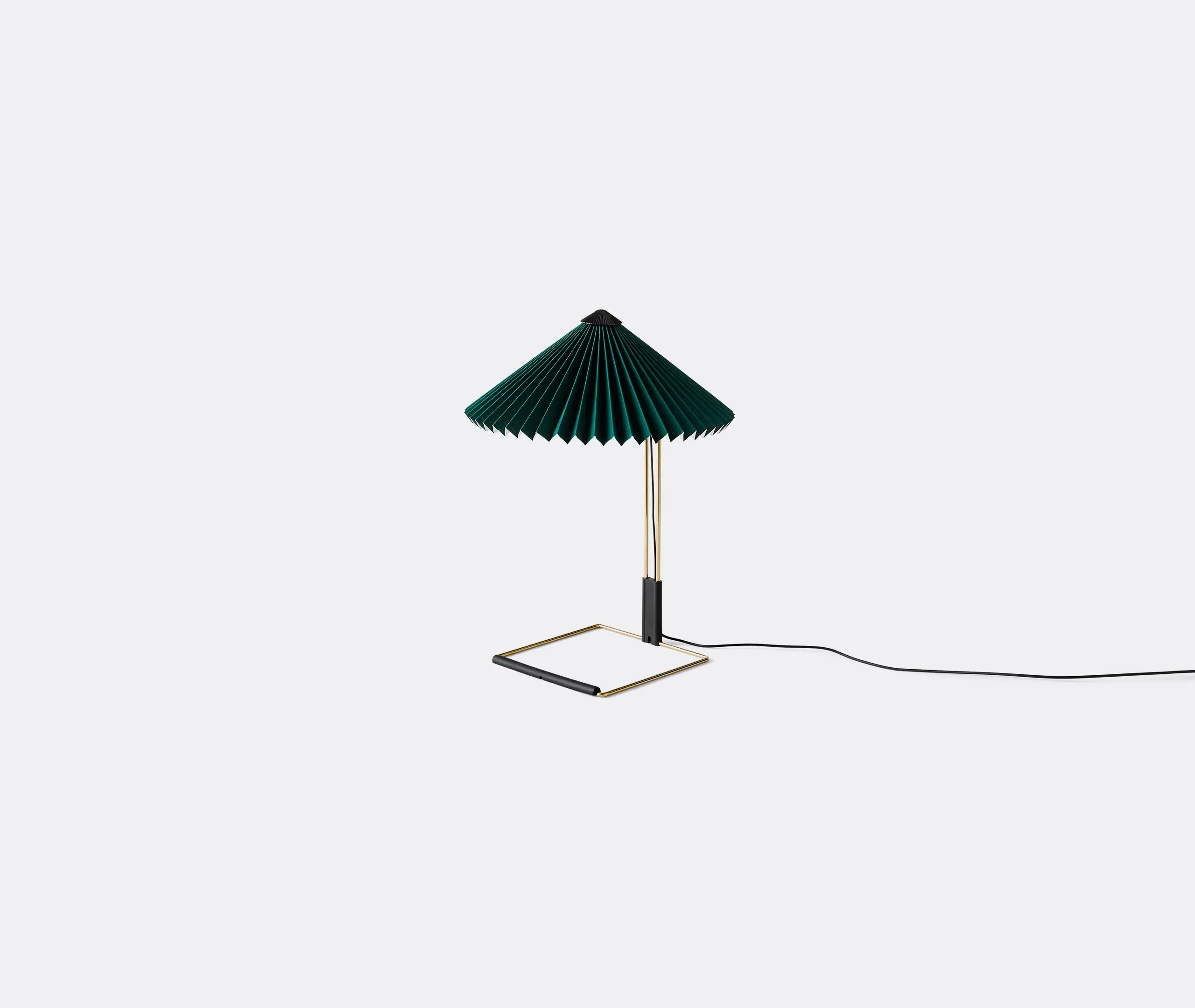 Matin Small Table Lamp - Green, Cotton image