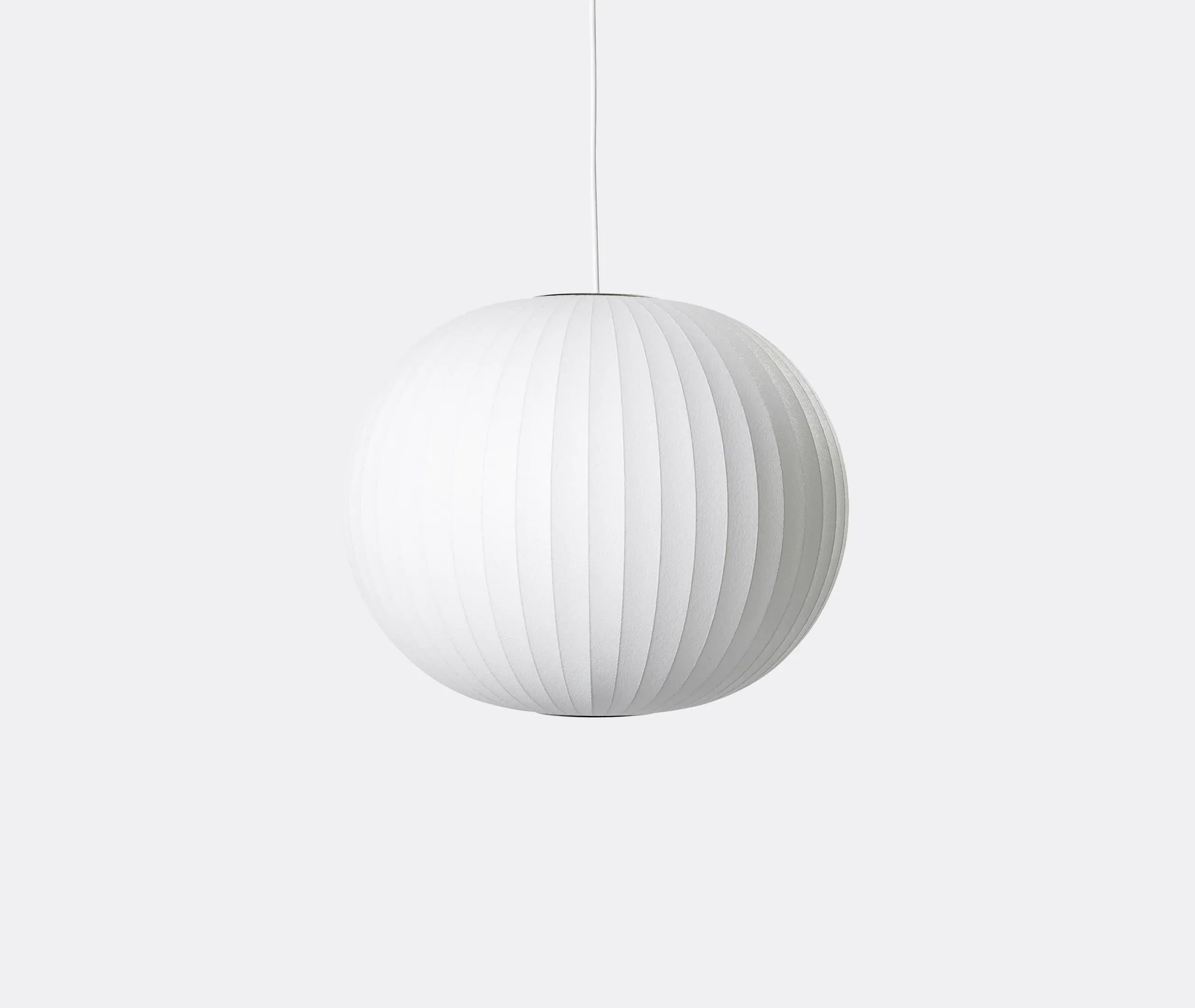 Medium Ball Bubble Pendant Light - White