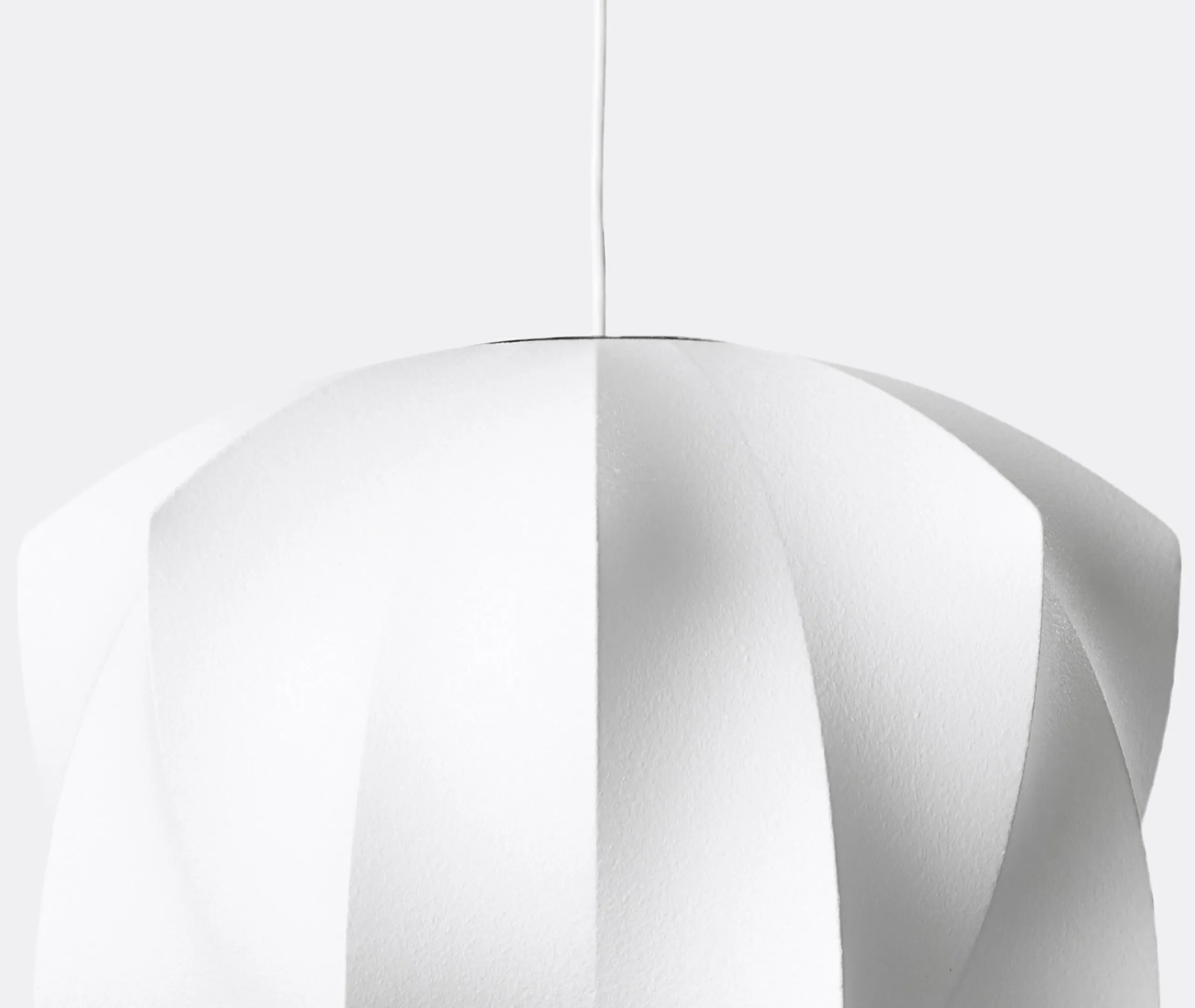 Medium Pear Propeller Pendant Light - White