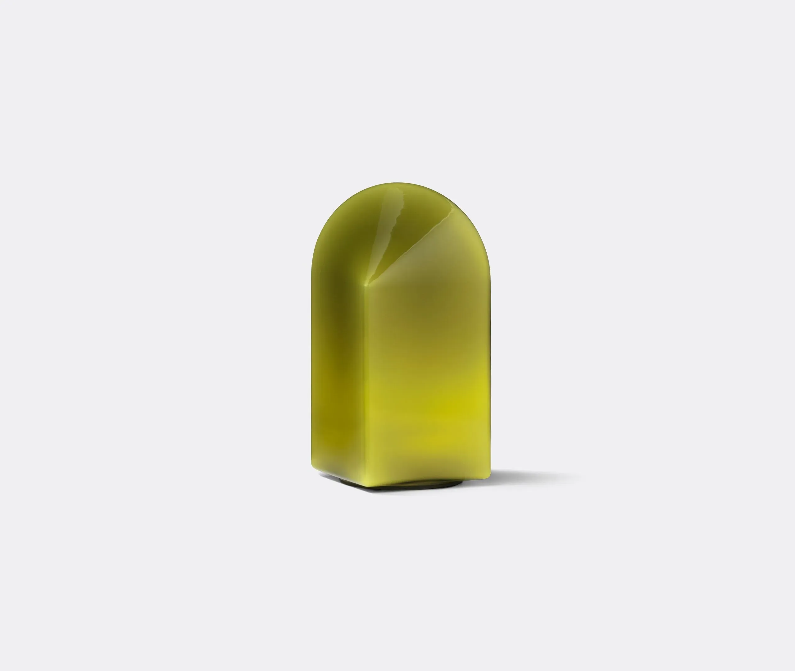 Medium Table Lamp with EU Plug - Green, Glass