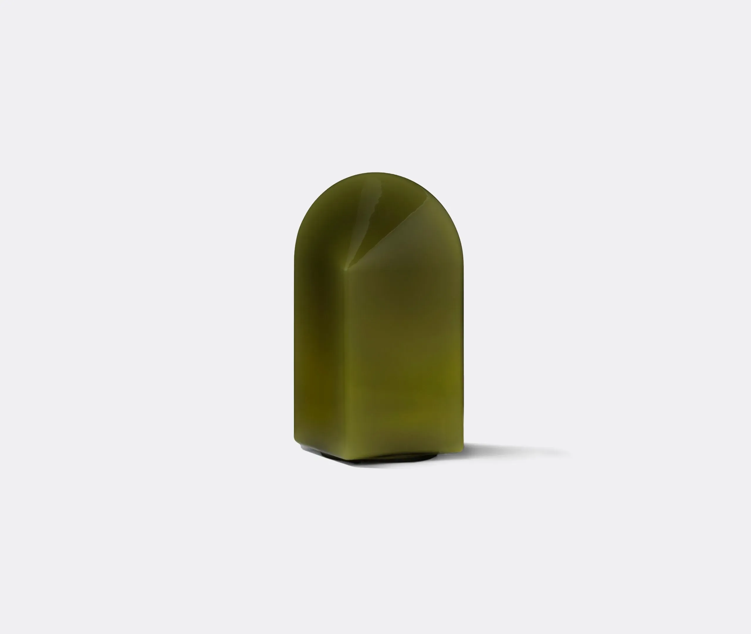Medium Table Lamp with EU Plug - Green, Glass