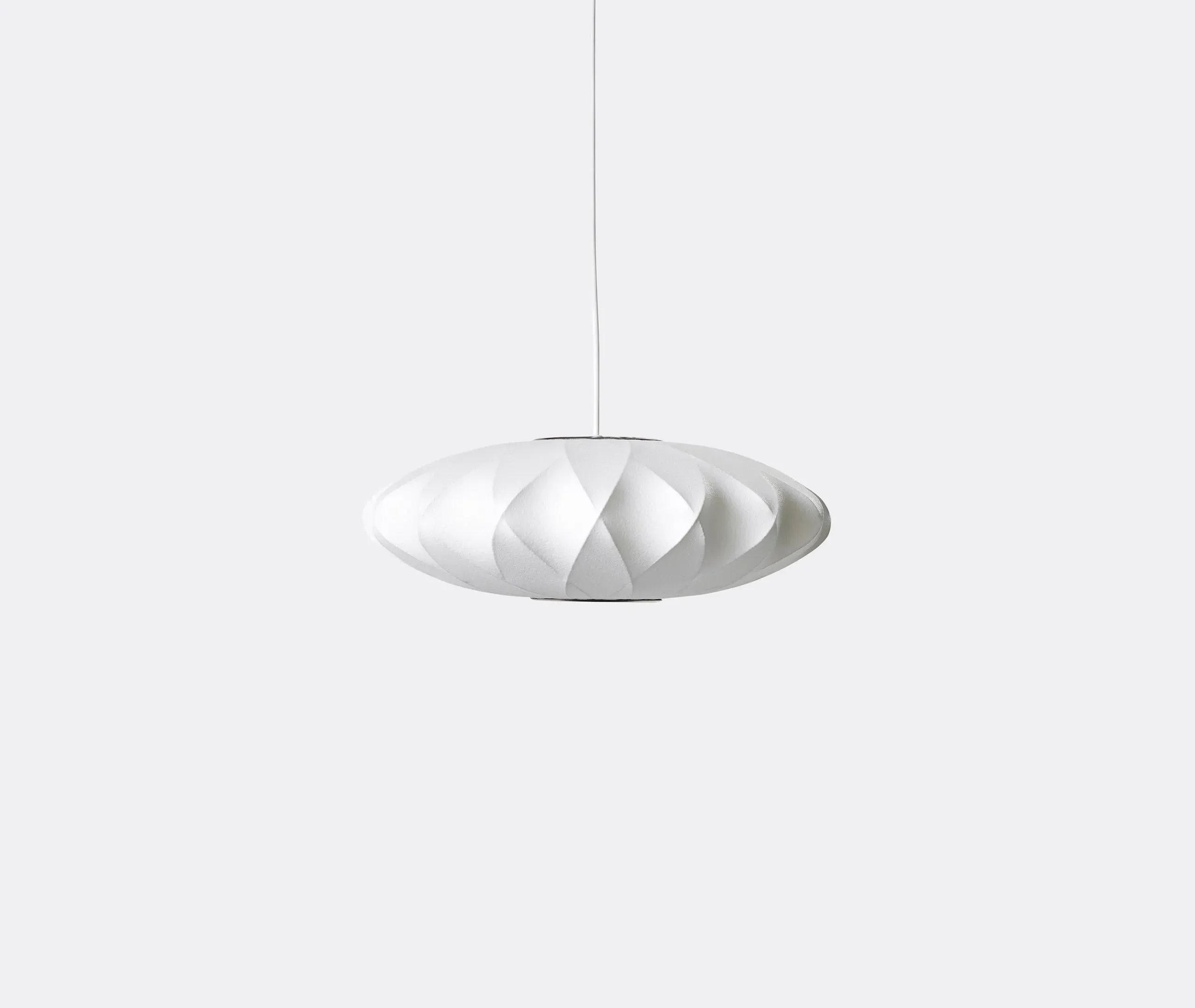 Nelson Ball Crisscross Bubble Small Pendant Light - White image