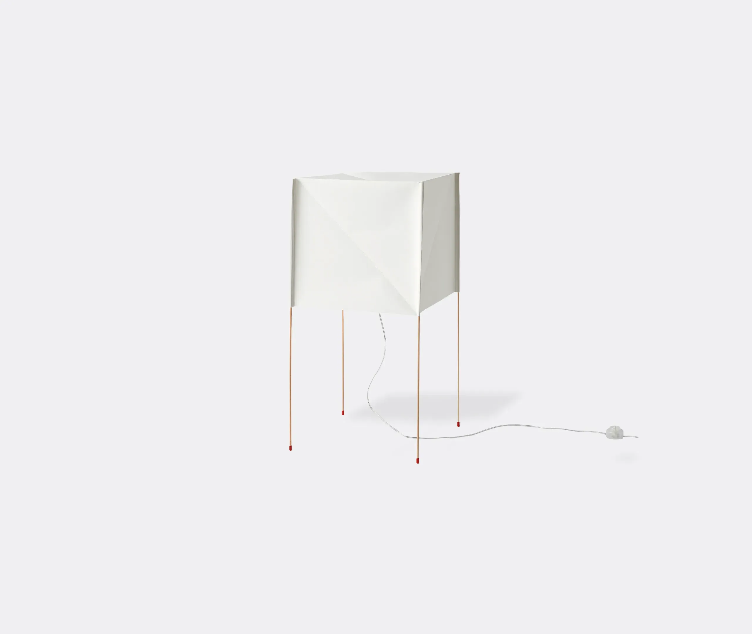 Paper Cube Floor Lamp - White