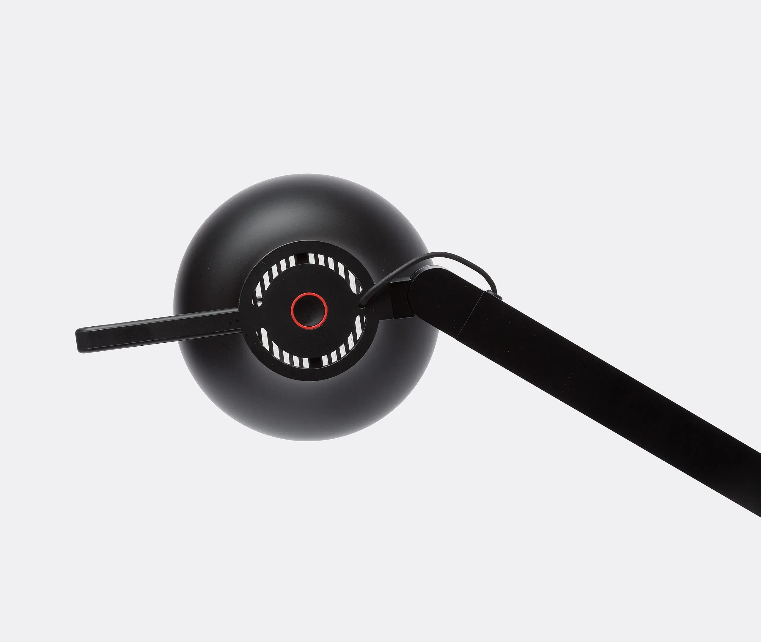 PC Double Arm Desk Lamp with Wall Bracket - Black