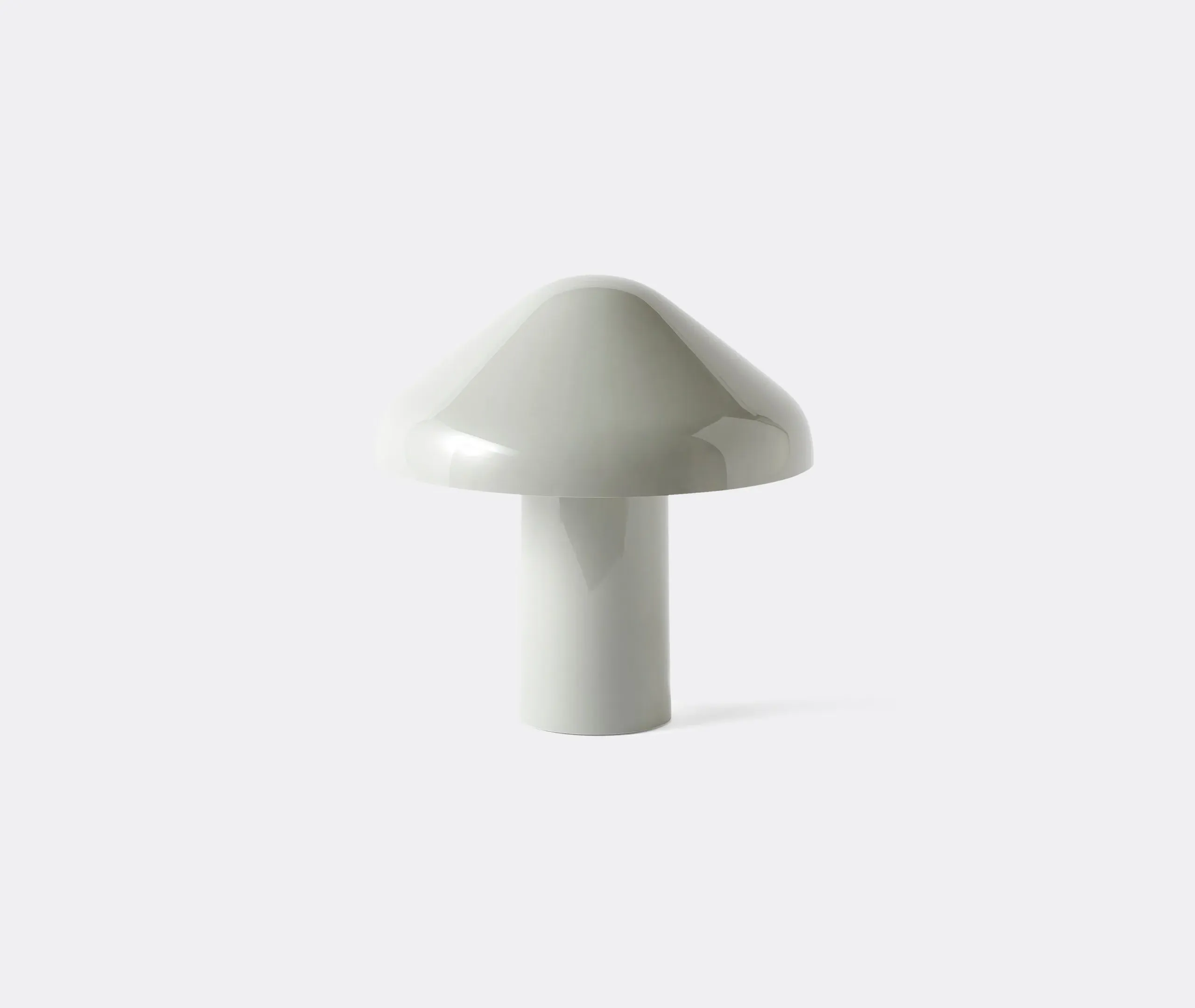 Portable Lamp Battery Operated - Grey, Polycarbonate