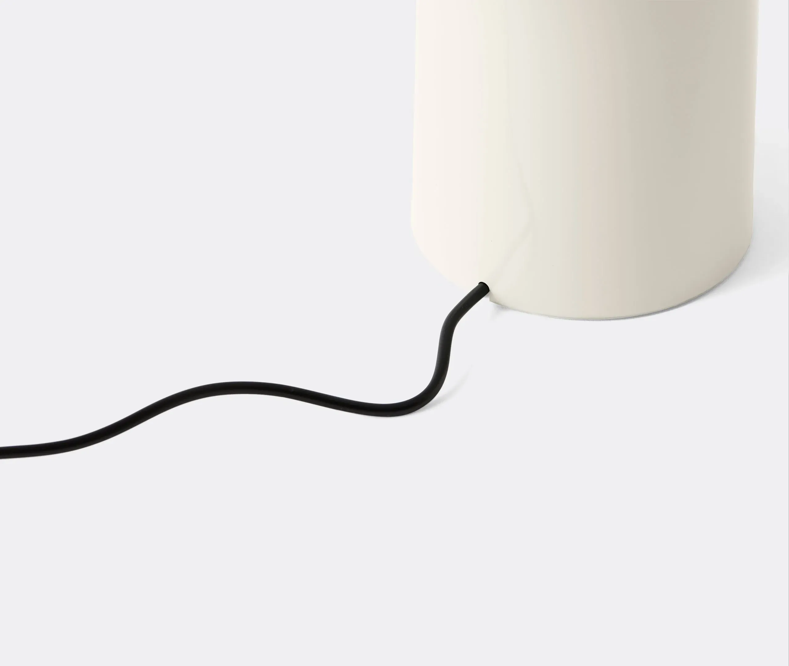 Portable Lamp Battery Operated - White, Polycarbonate