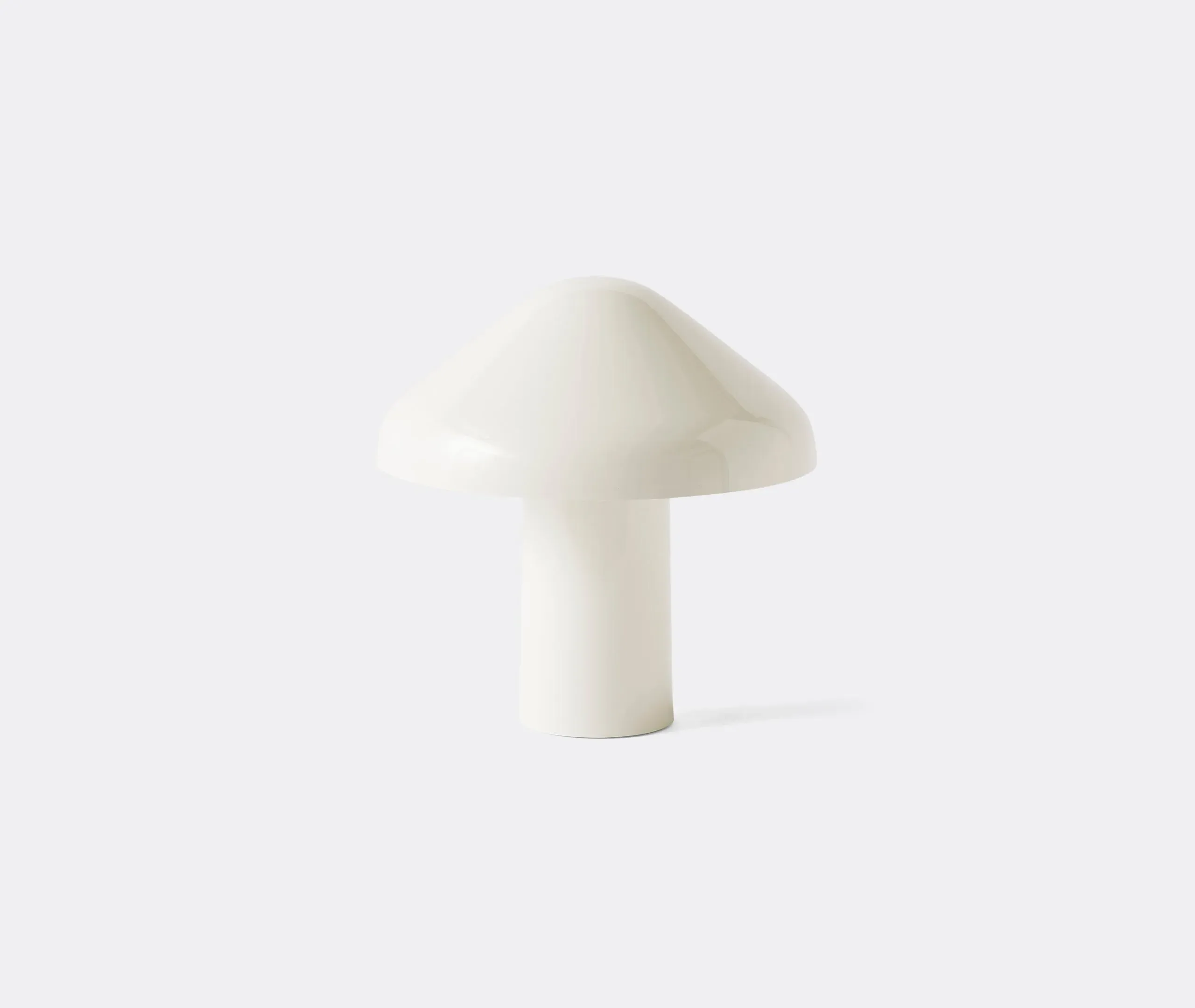 Portable Lamp Battery Operated - White, Polycarbonate