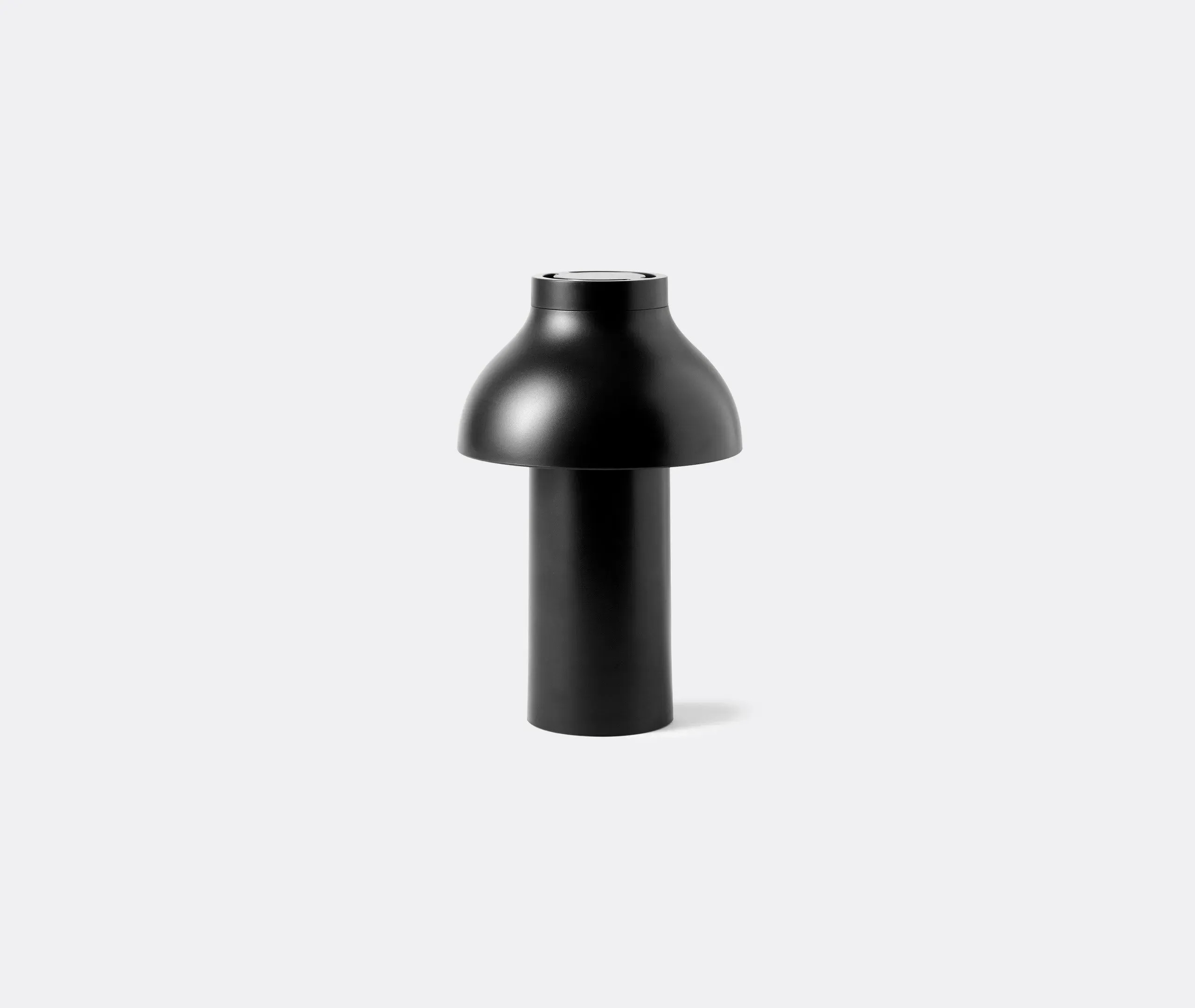 Portable Table Lamp Battery Powered - Black, Plastic image