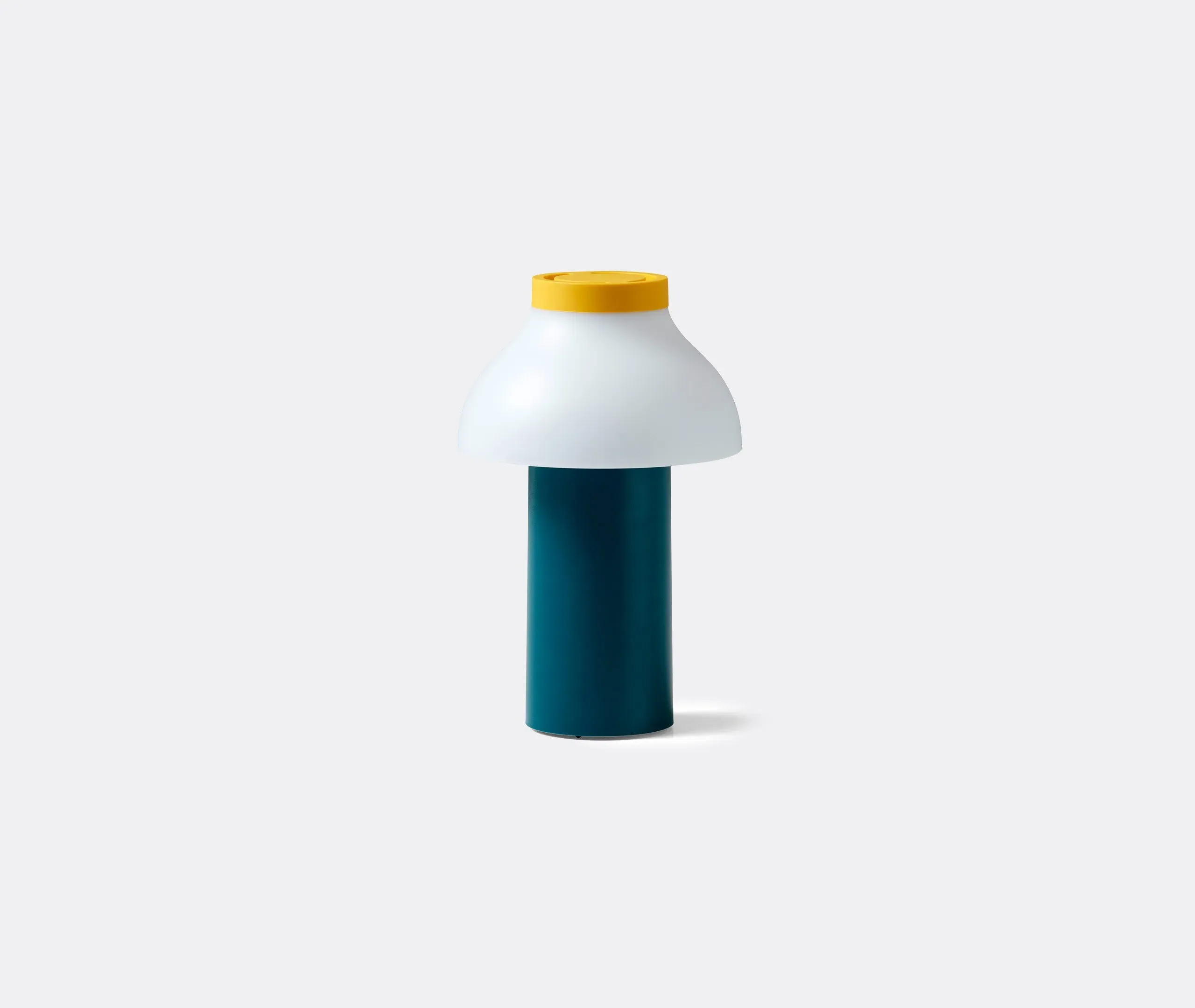 Portable Table Lamp Battery Powered - Green, Plastic