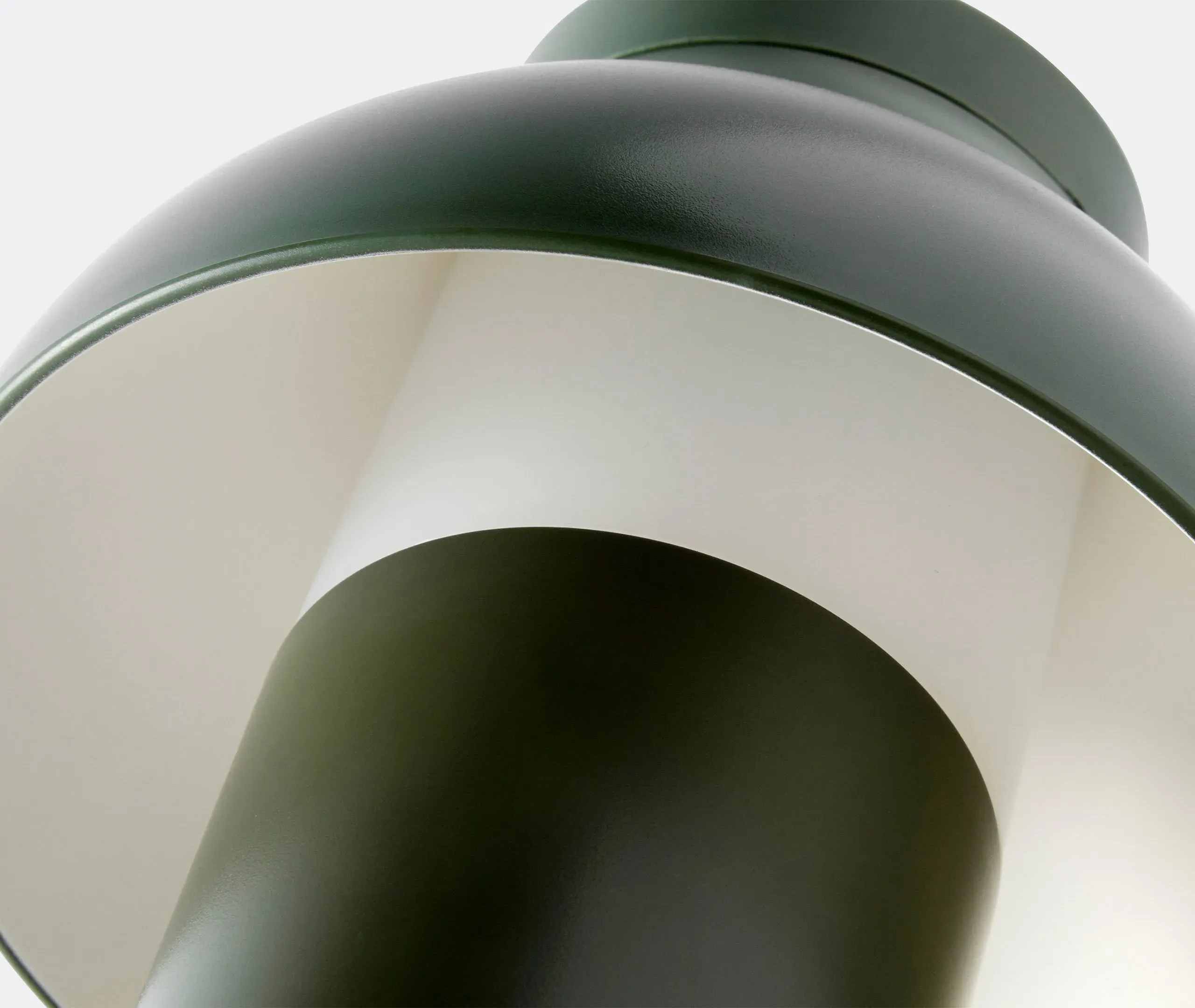 Portable Table Lamp Battery Powered - Olive, Plastic
