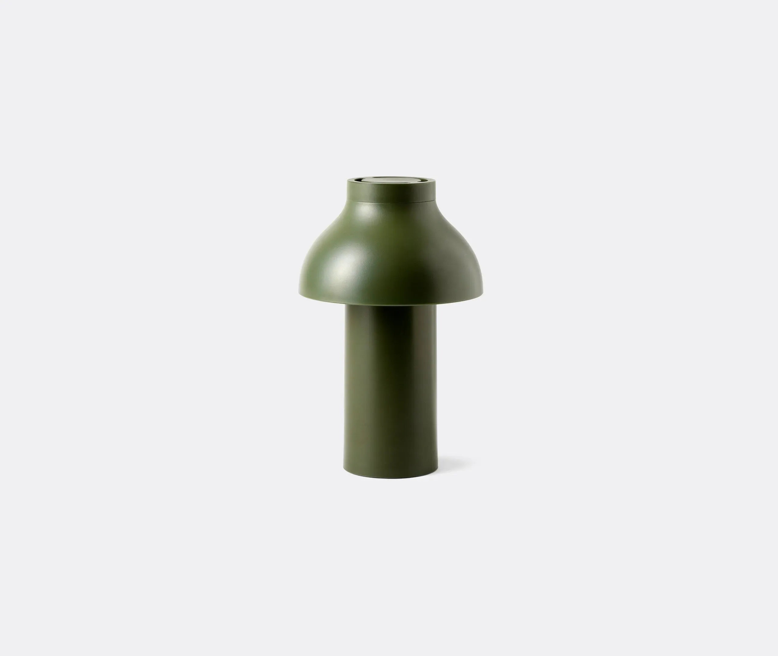 Portable Table Lamp Battery Powered - Olive, Plastic