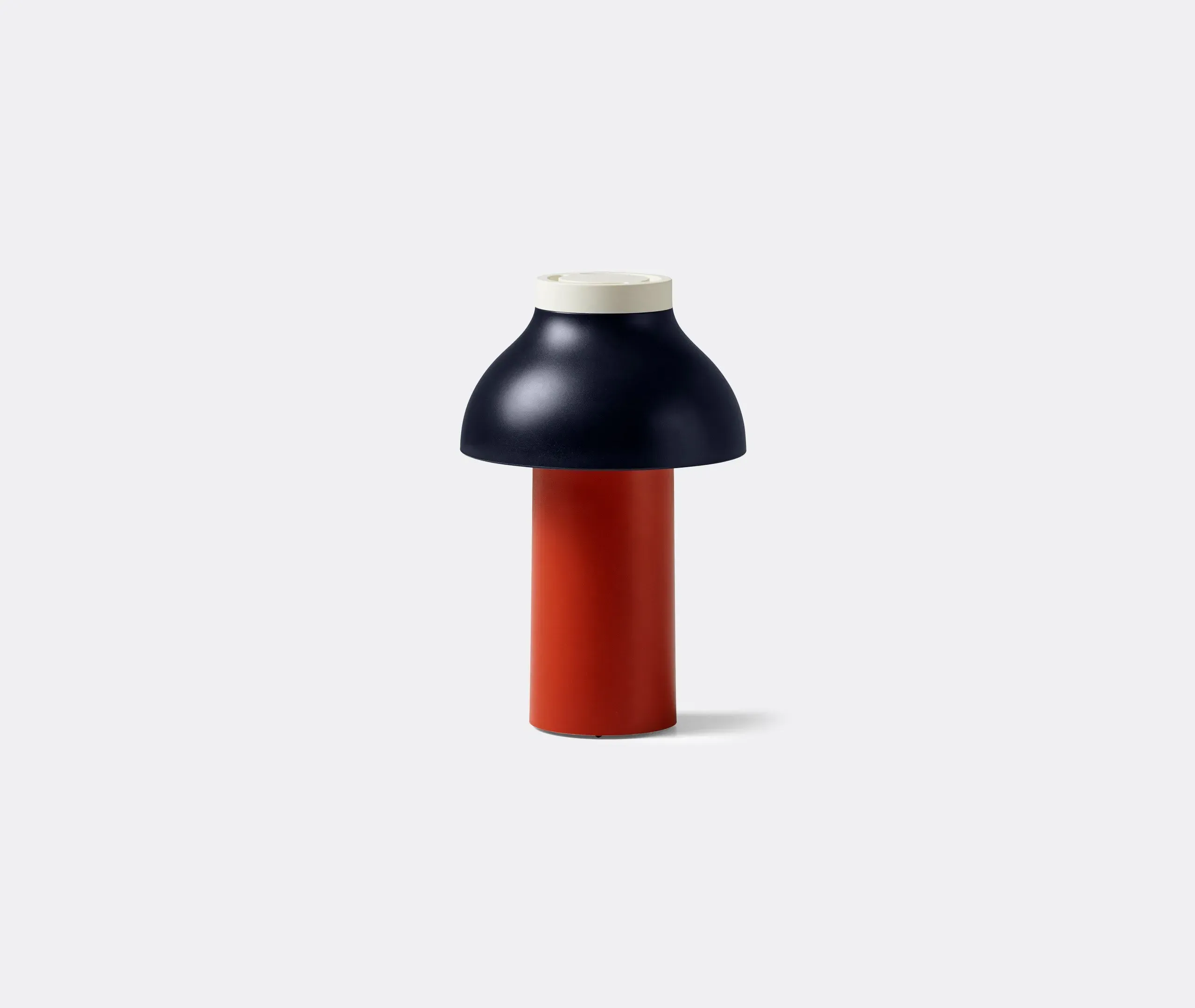 Portable Table Lamp Battery Powered - Red, Plastic