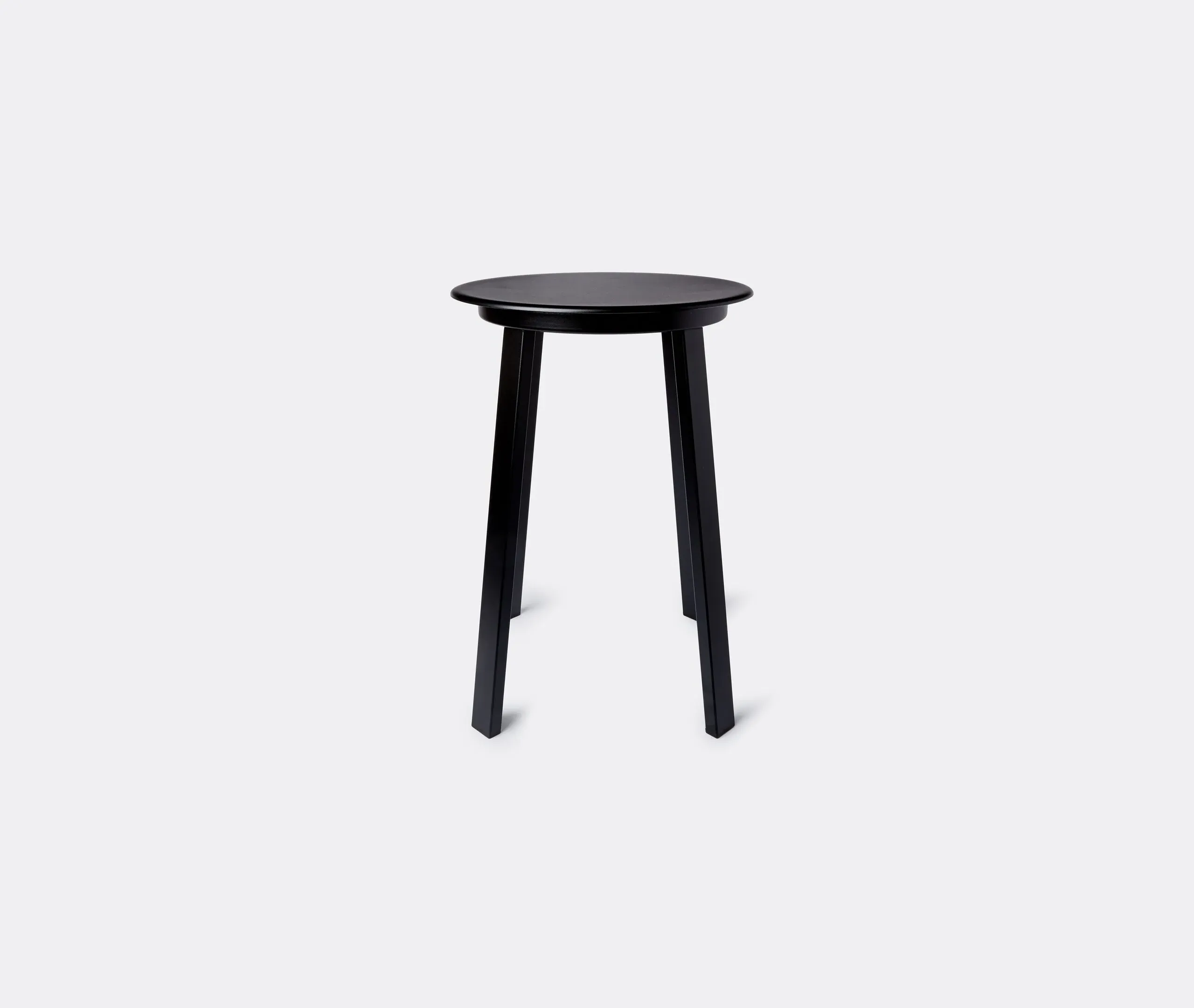 Rotating Stool with 360° Swivel - Black, Steel image