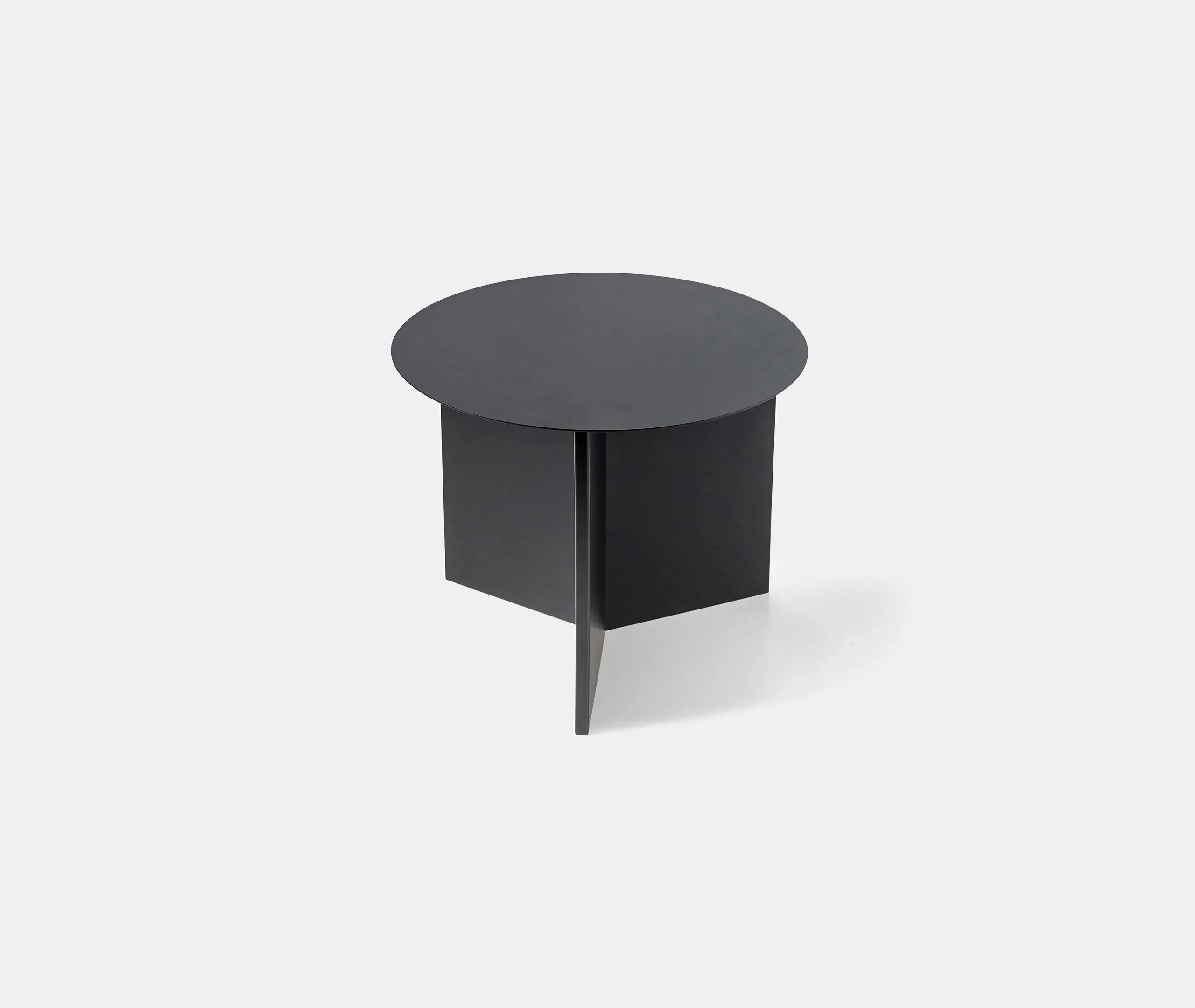Small Round Side Table - Black, Steel image