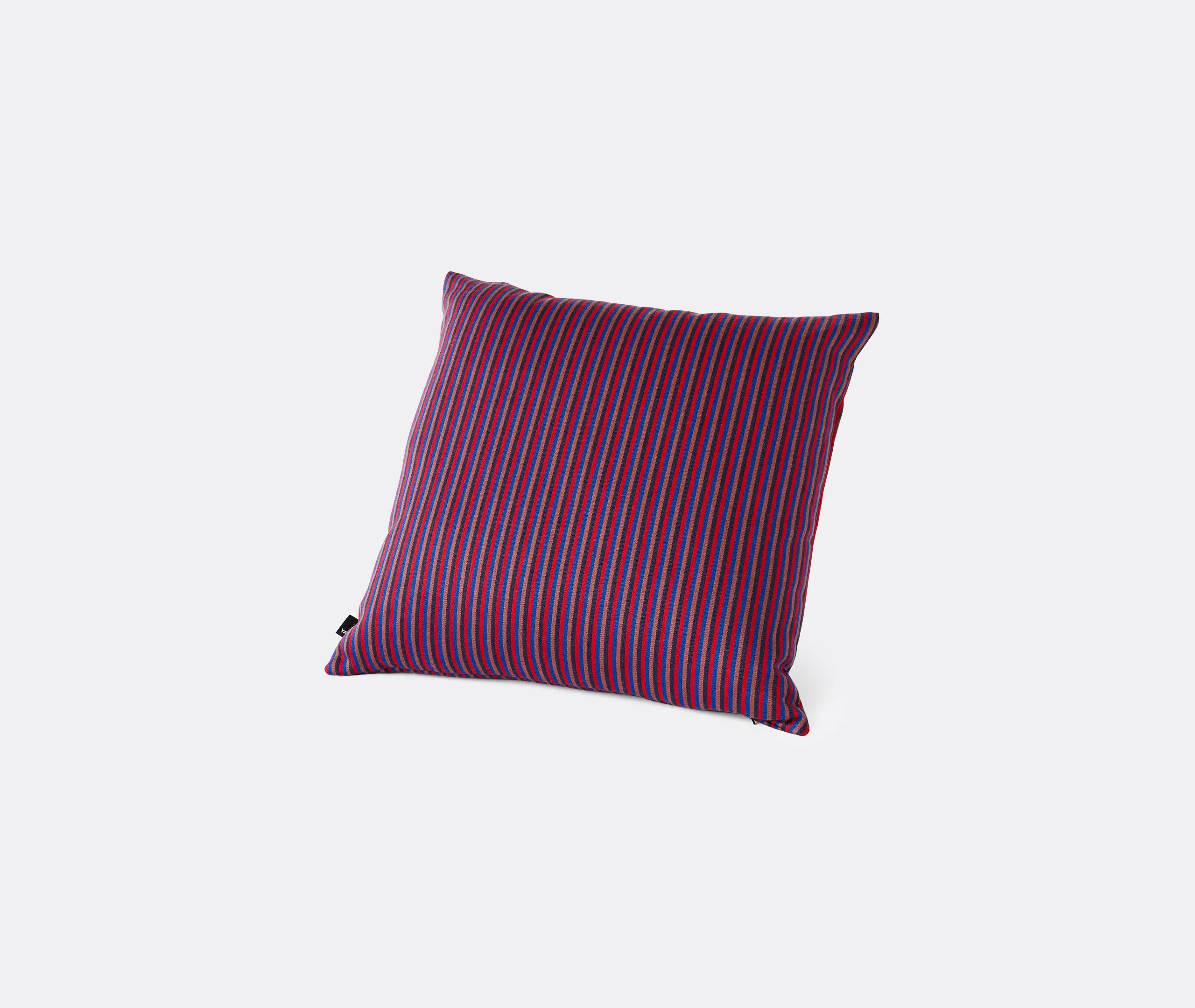 Striped Cushion - Red, Fabric image