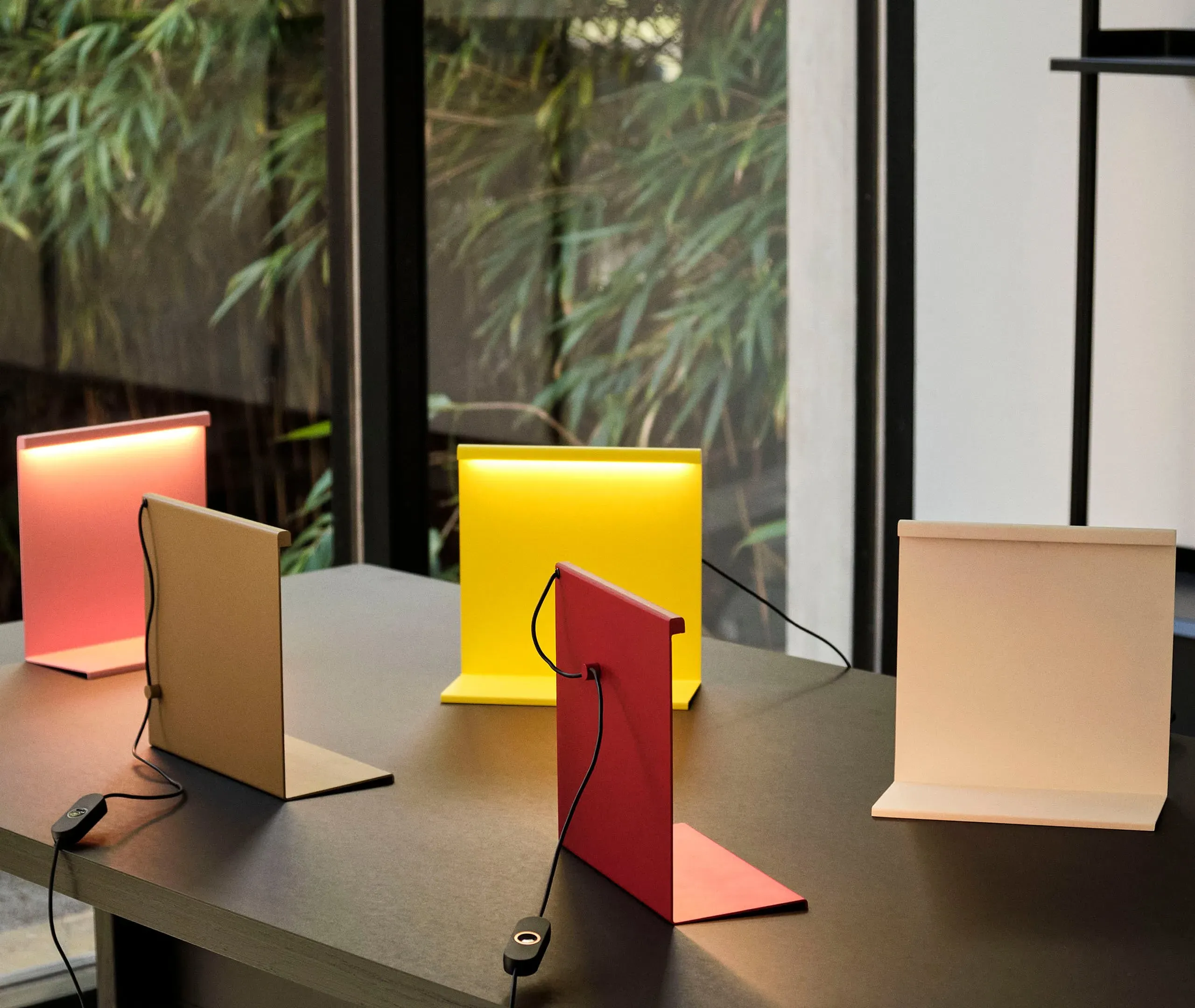 Table Lamp with Downlight - Clay, Steel