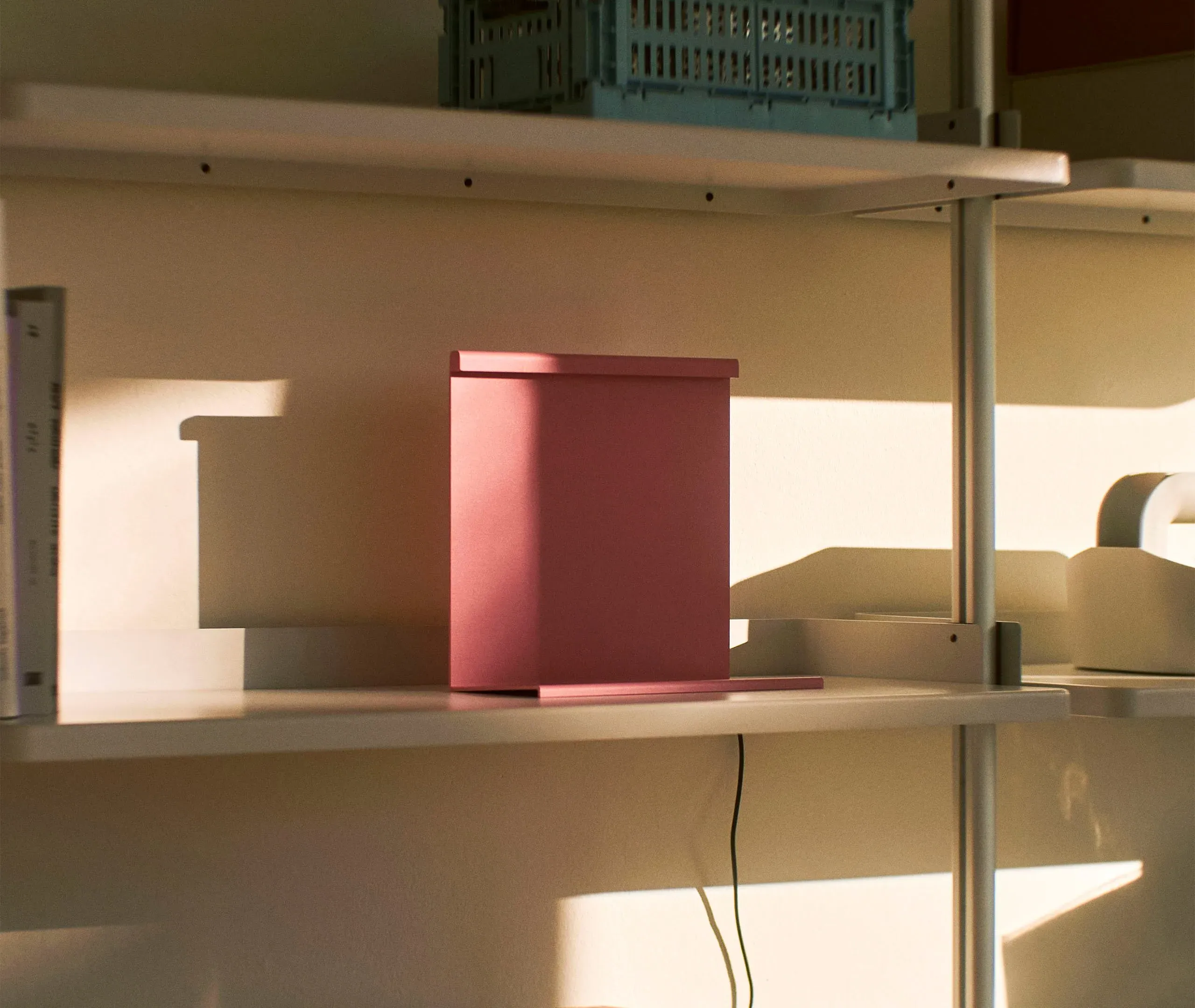 Table Lamp with Downlight - Pink, Steel