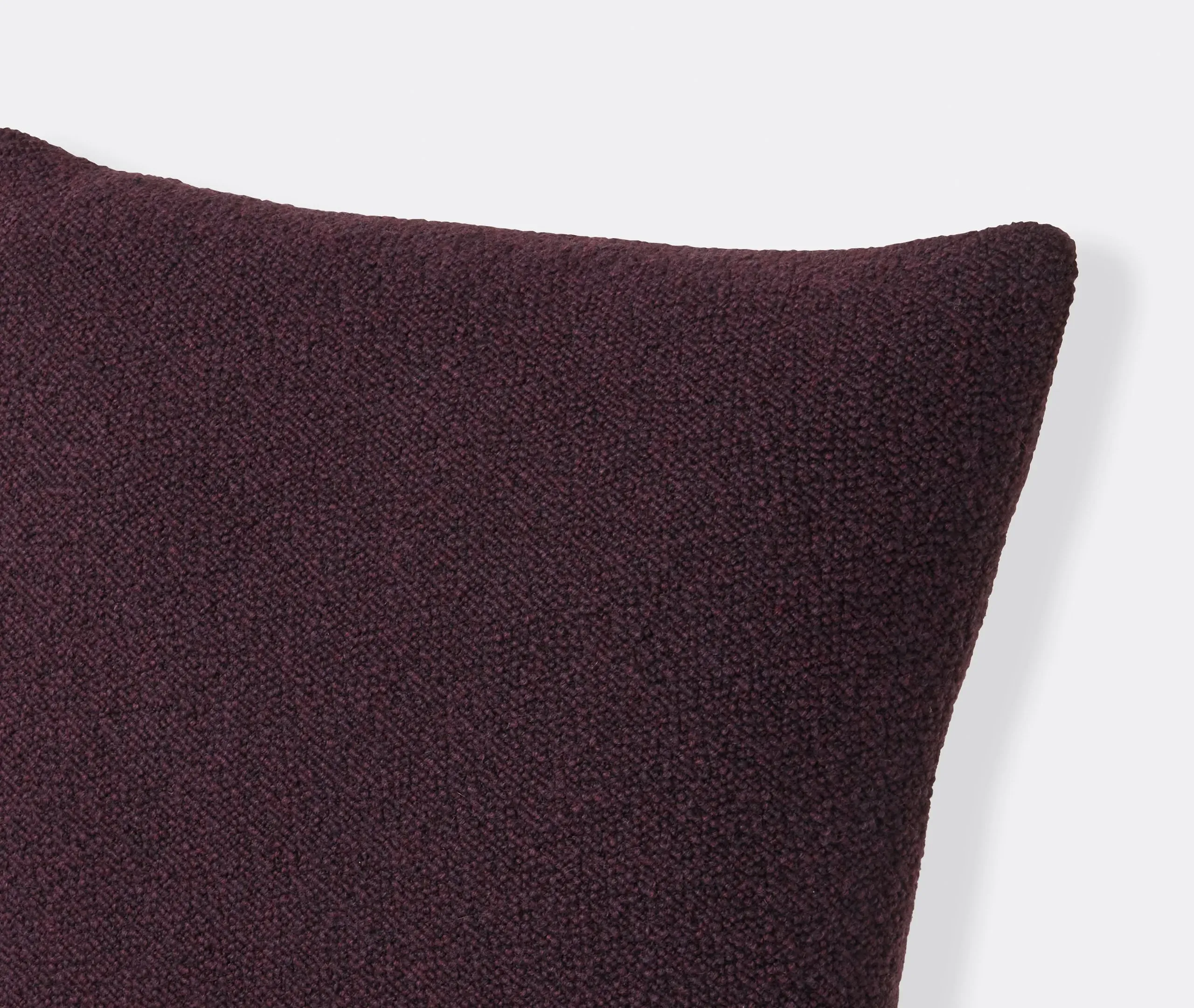 Texture Cushion - Burgundy, Bouclé