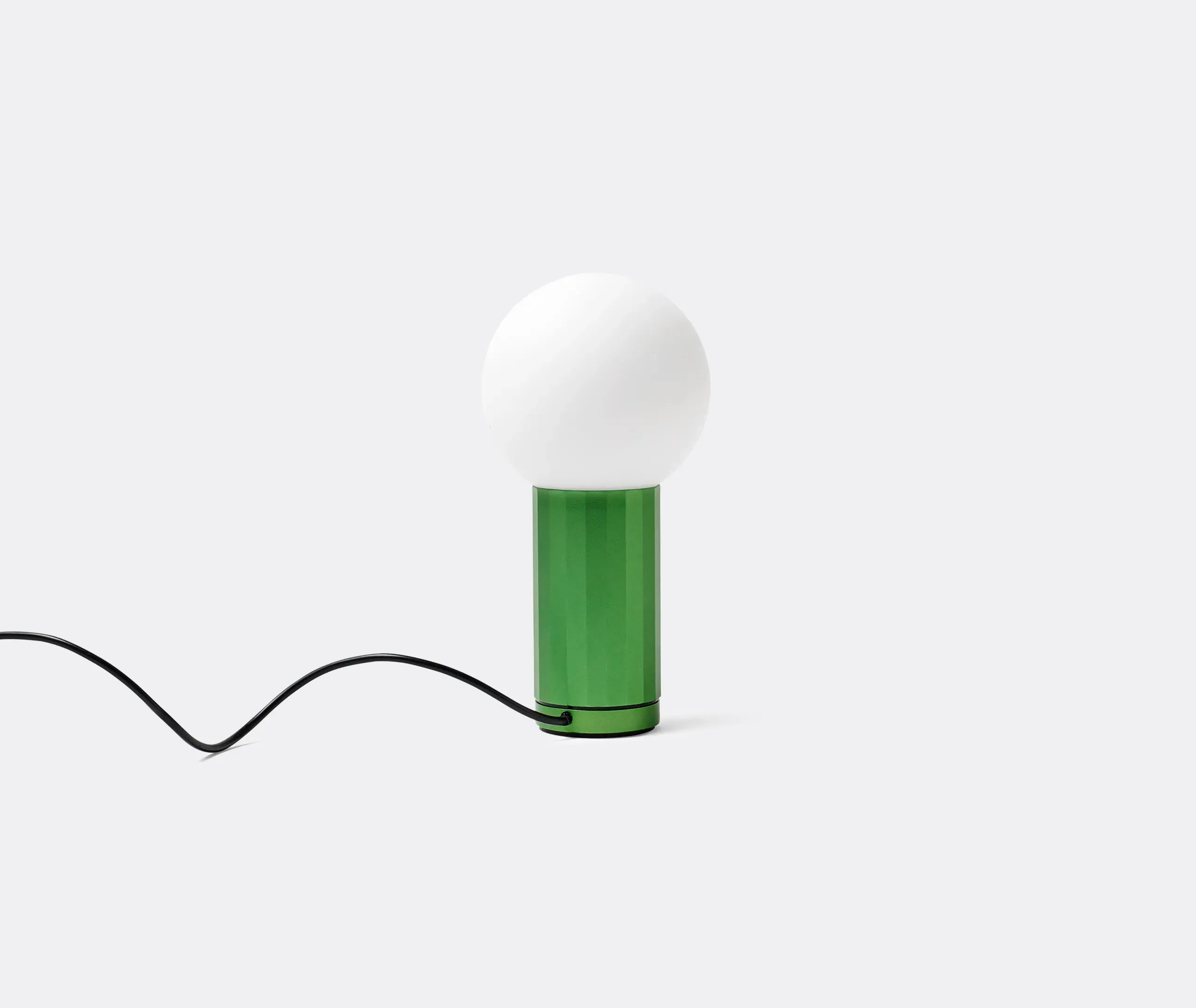 Turn On Table Lamp with Dimmer - Green, Aluminium