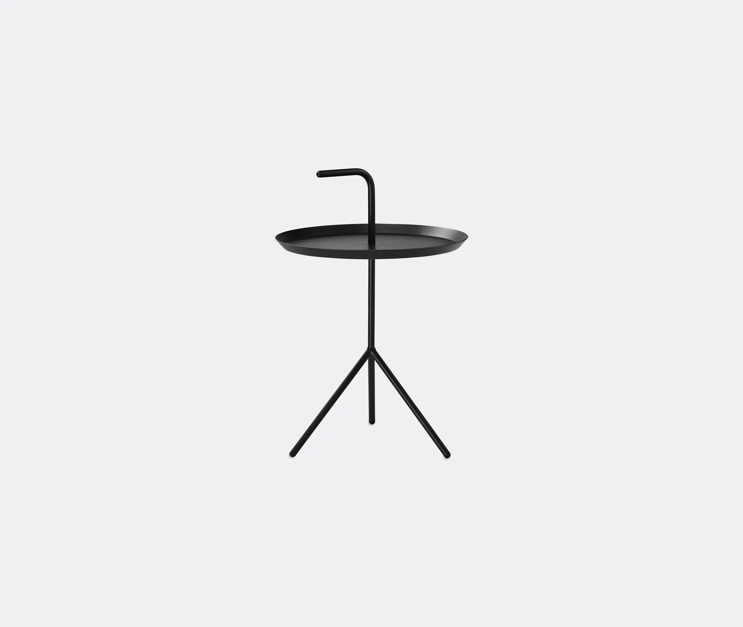 XL Coffee Table with 3 Legs - Black, Steel image
