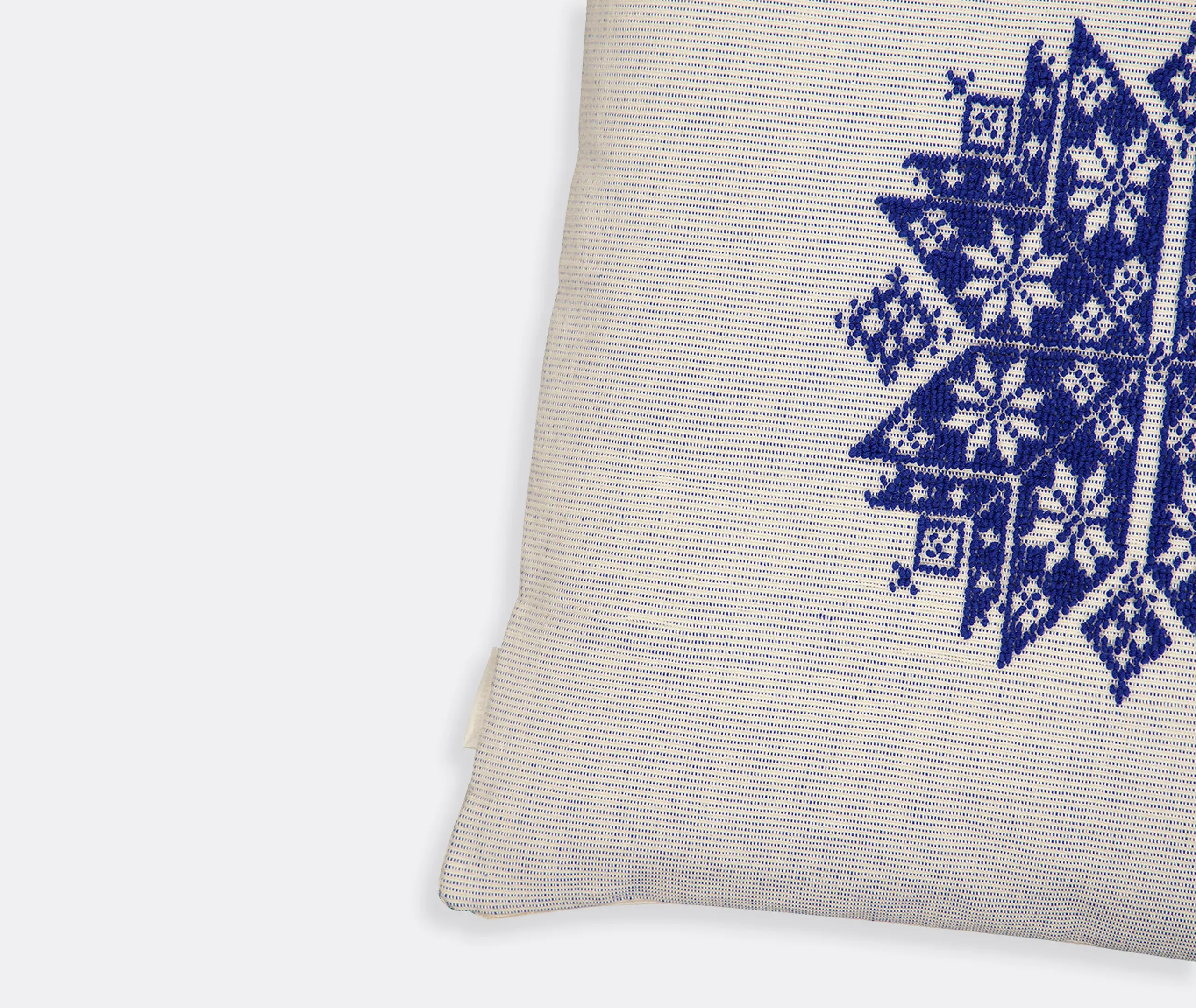 Augusta Cushion - Blue alternate view