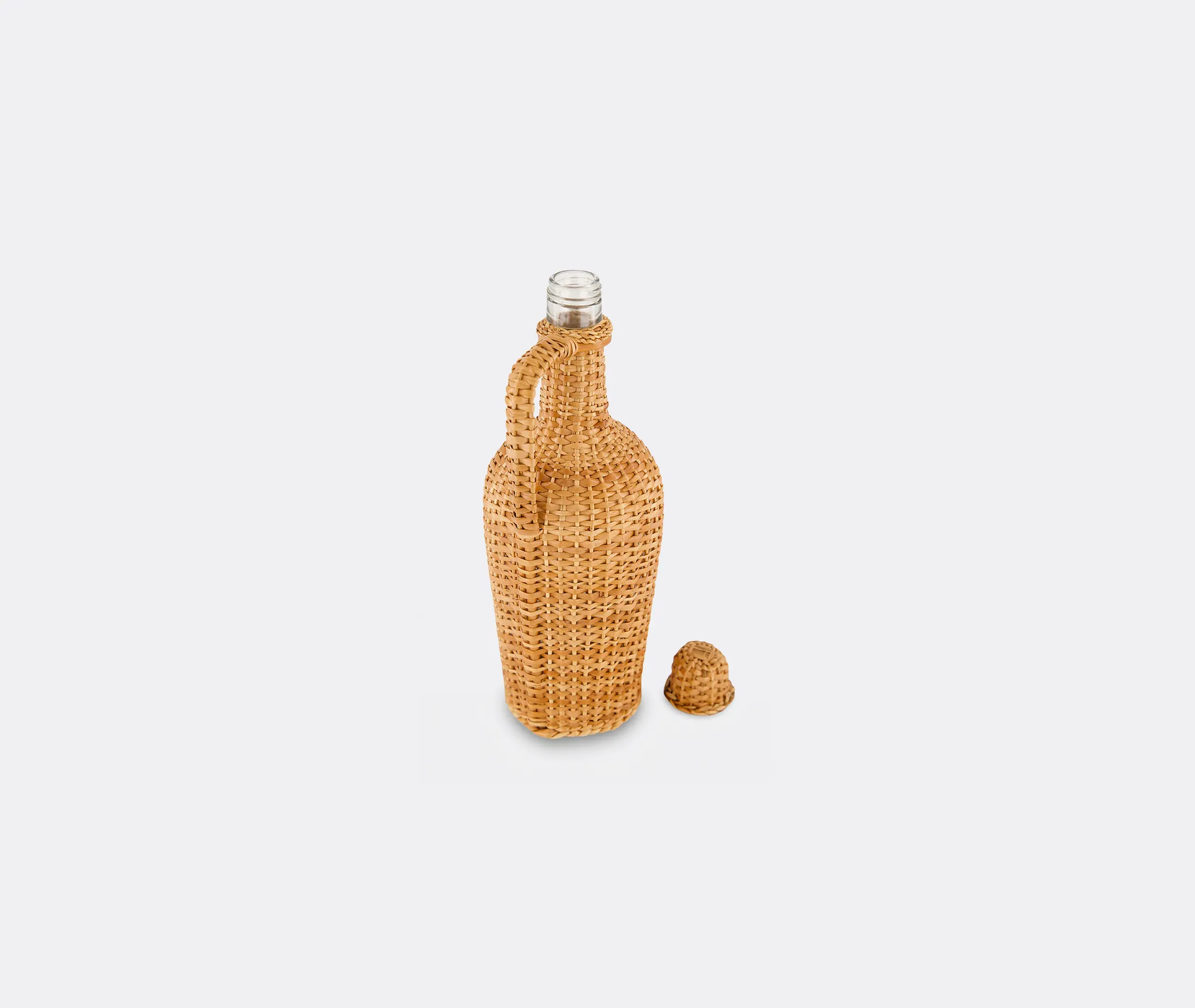 Camacha Flask - Beige, Wicker alternate view