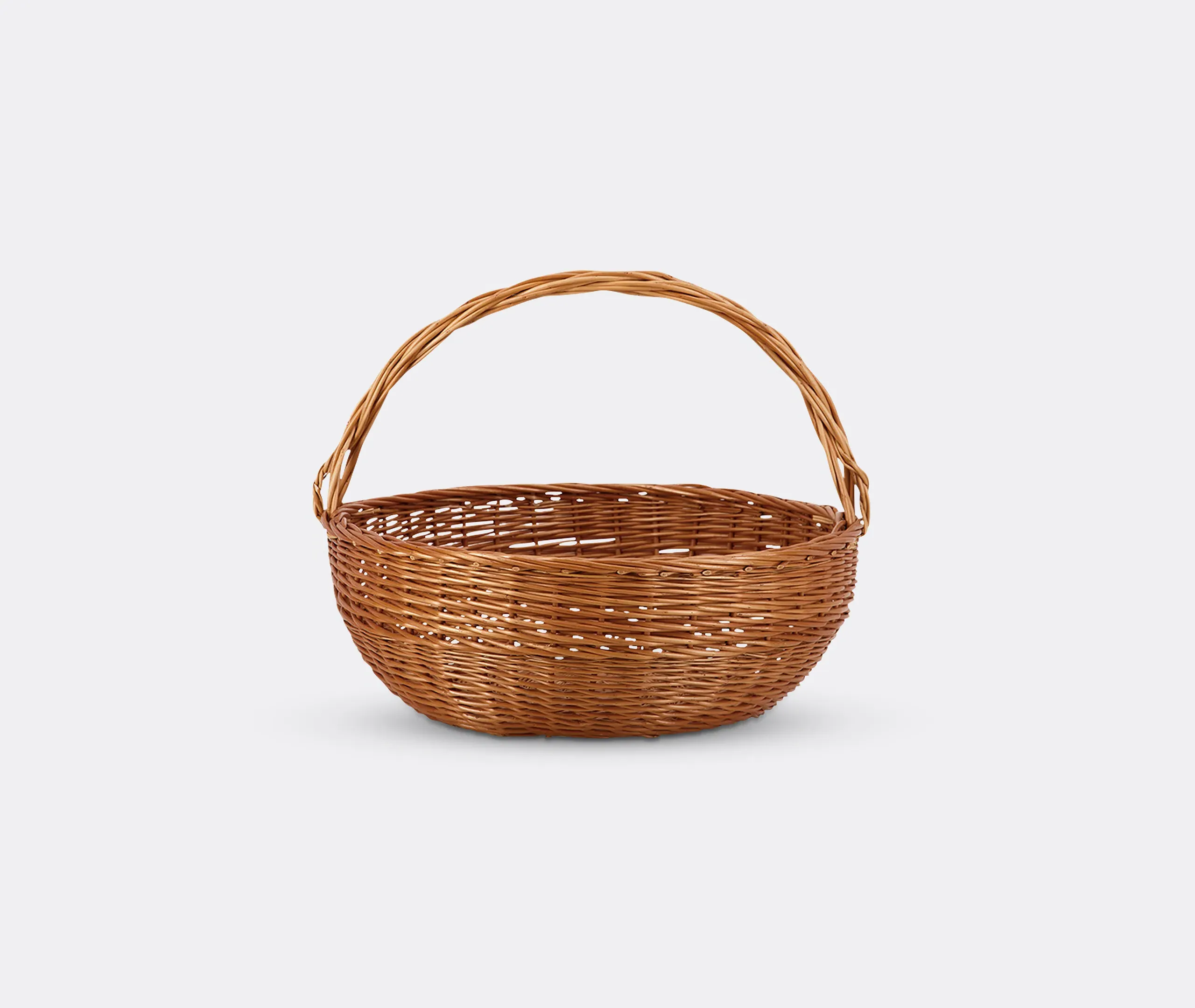 Camacha Medium Basket with Handle - Natural, Wicker product